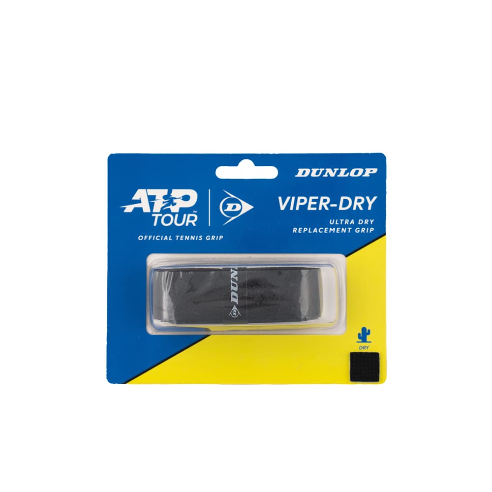 Dunlop Viper-Dry Replacement Griffband Schwarz, Herren, Größe: ONE SIZE