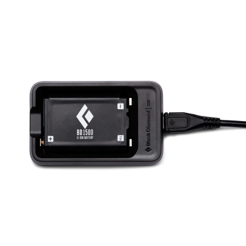 Image of Black Diamond BD 1500 Batterie + Ladekabel Schwarz, Herren, Größe: ONE SIZE