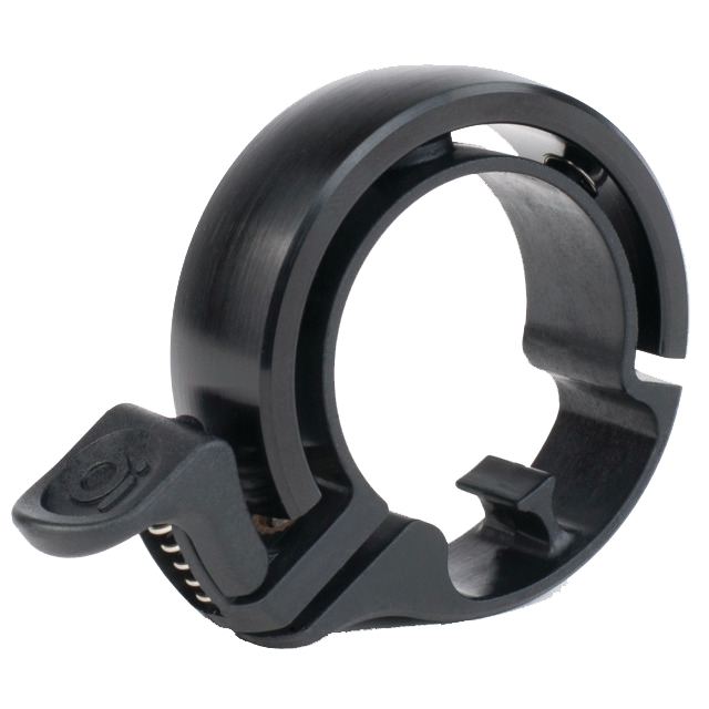 Image of Knog Oi Classic Large 31.8 mm Fahrradklingel Schwarz, , Größe: ONE SIZE