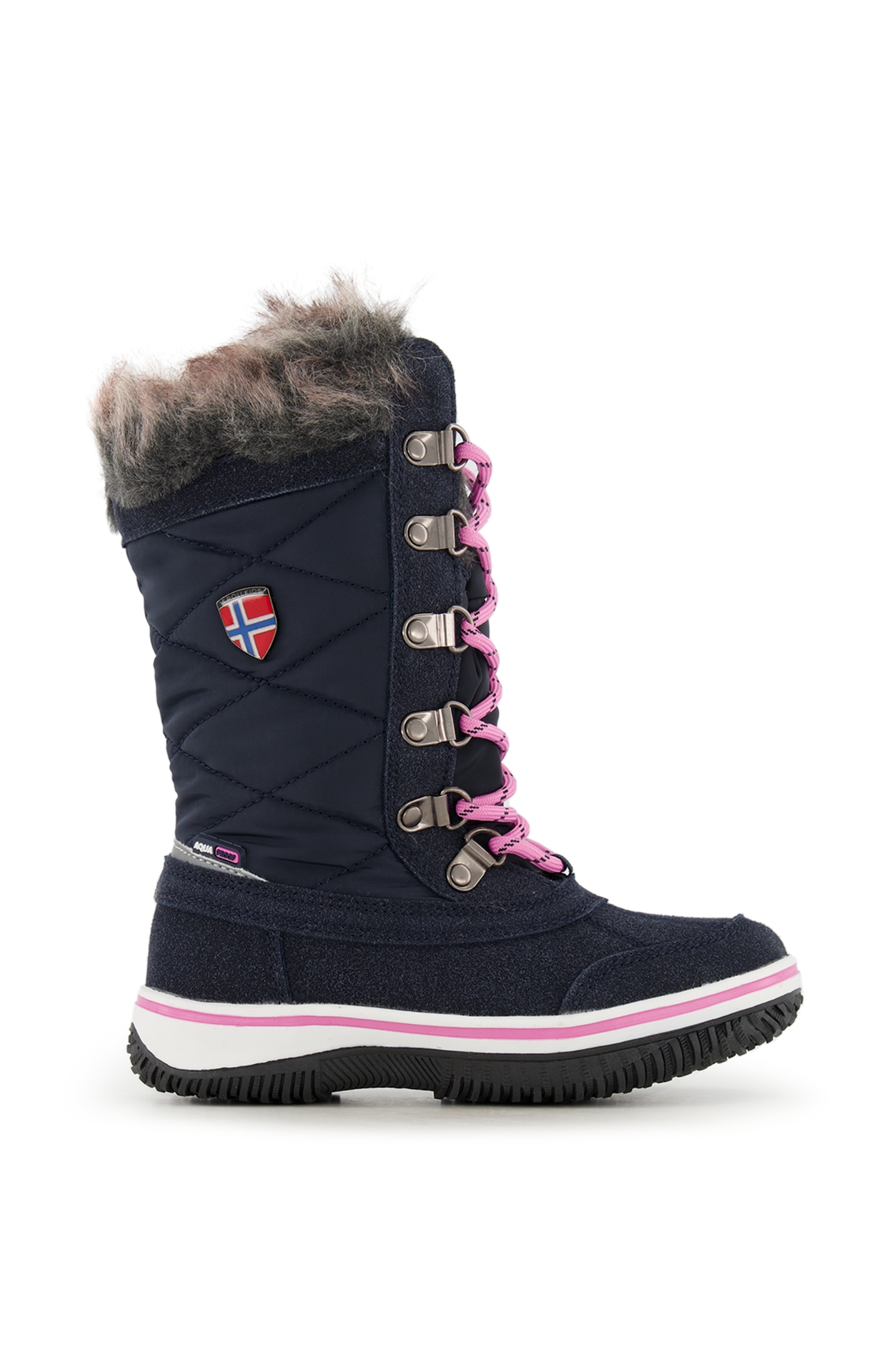 Image of Trollkids Holmenkollen Mädchen Winterboot Blau, , Größe: 28