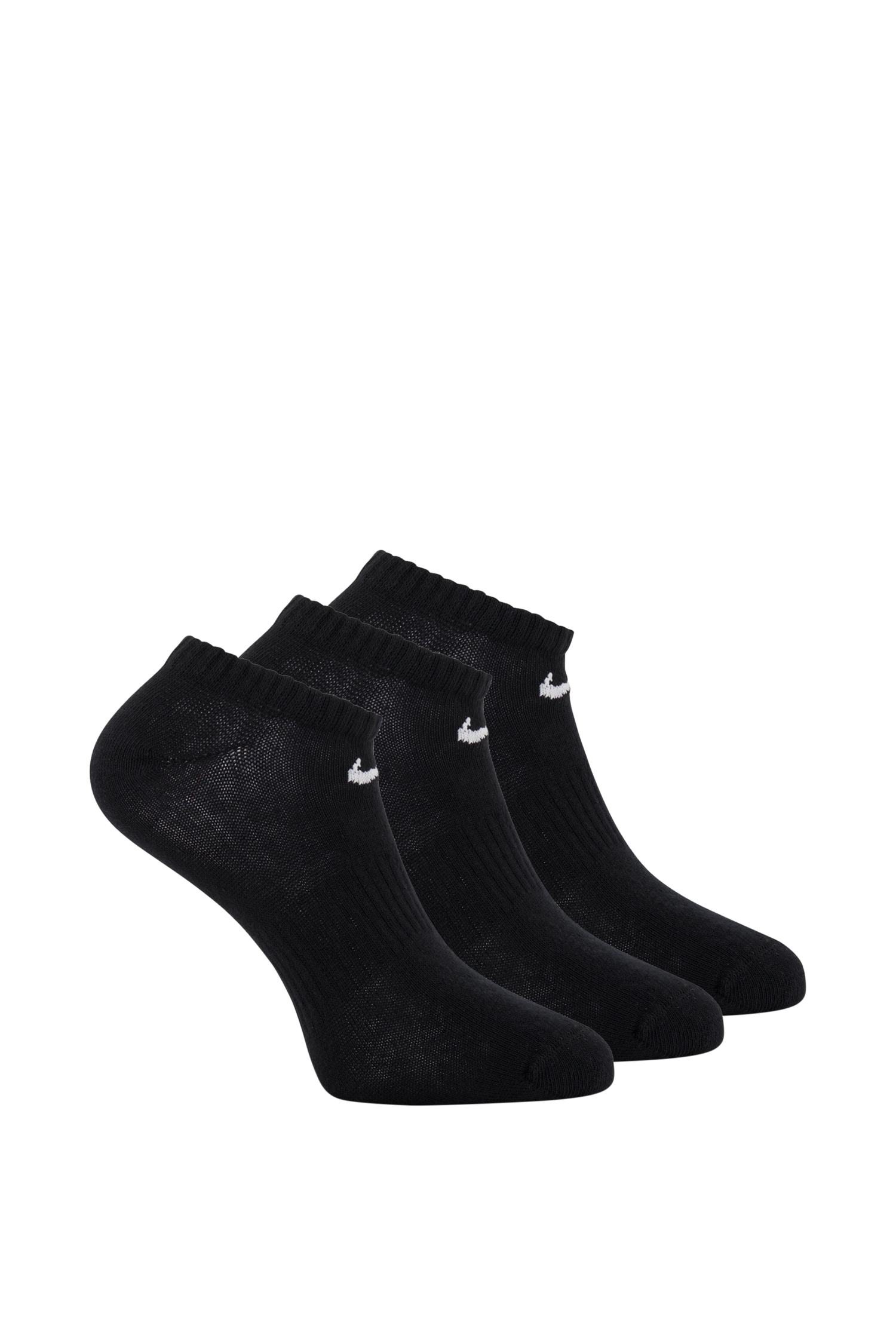 Image of Nike 3-Pack Everyday Lightweight No-Show 38-42 Socken Schwarz, Herren, Größe: II