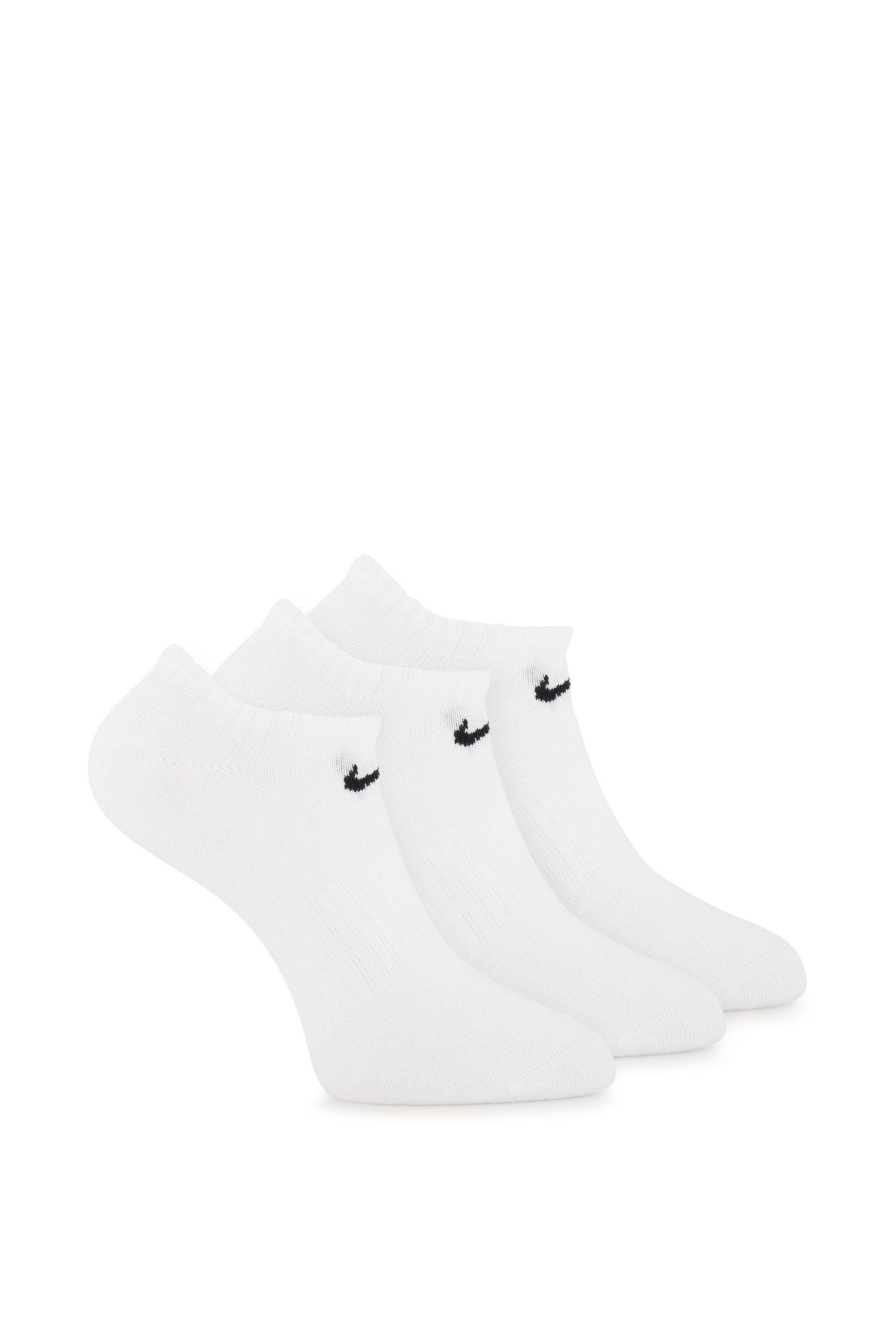 Image of Nike 3-Pack Everyday Lightweight No-Show 42-46 Socken Weiss, Herren, Größe: III