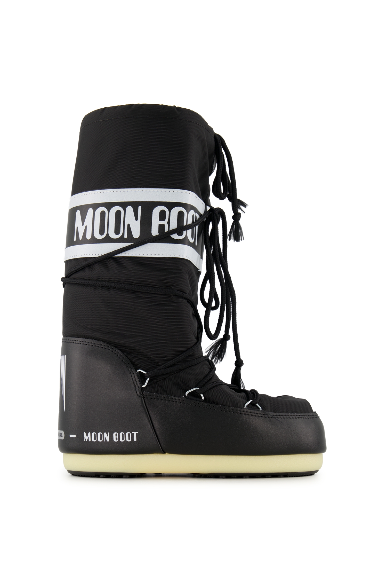Moon Boot Icon Nylon Damen Winterboot Schwarz, Damen, Größe: 35/38