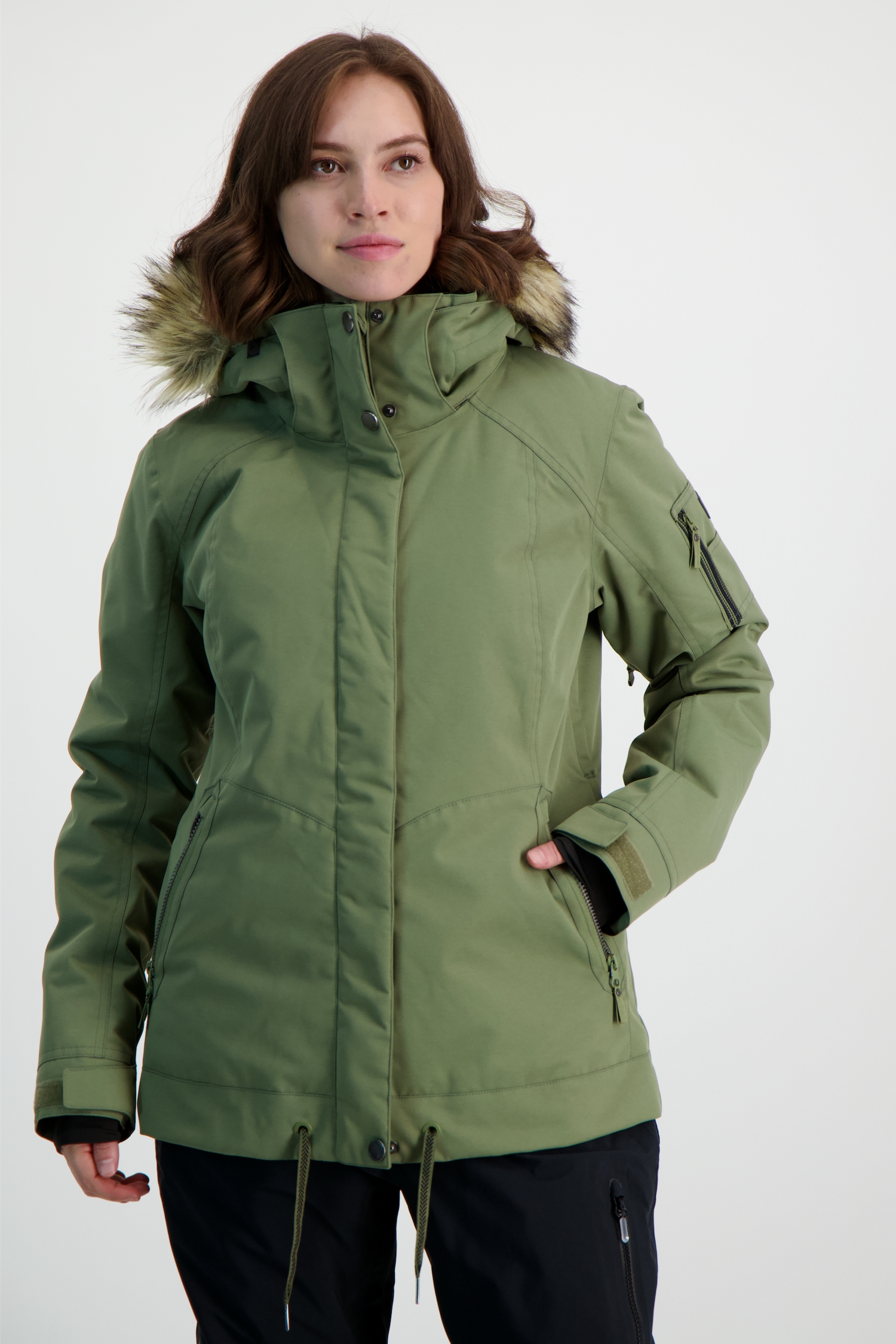 Image of Roxy Meade Damen Snowboardjacke Grün, Damen, Größe: L
