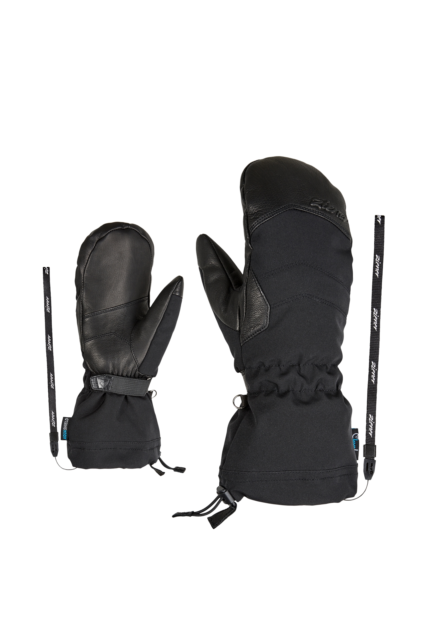 Image of ziener Kilati AS® AW Mitten Damen Fausthandschuh Schwarz, Damen, Größe: 6 1/2