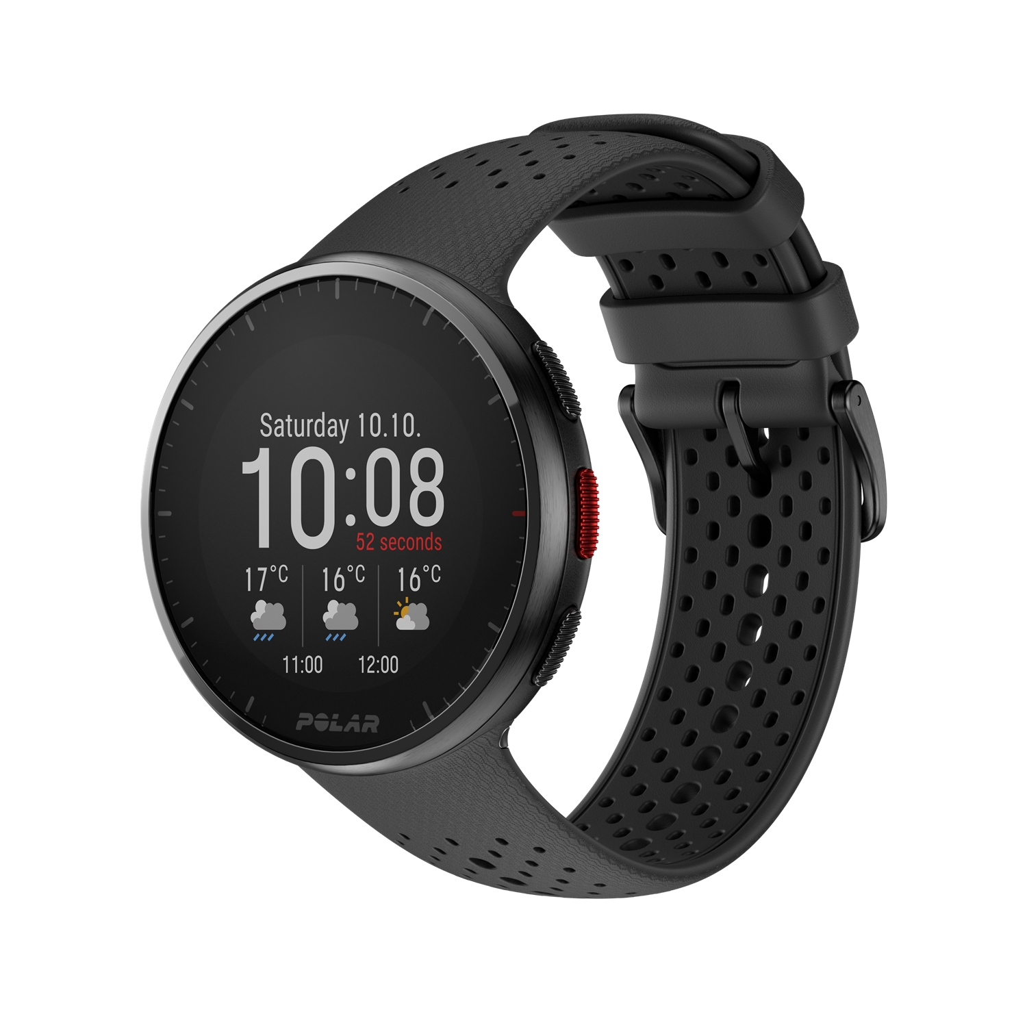 Image of Polar Pacer Pro Sportuhr Grau, Herren, Größe: 0