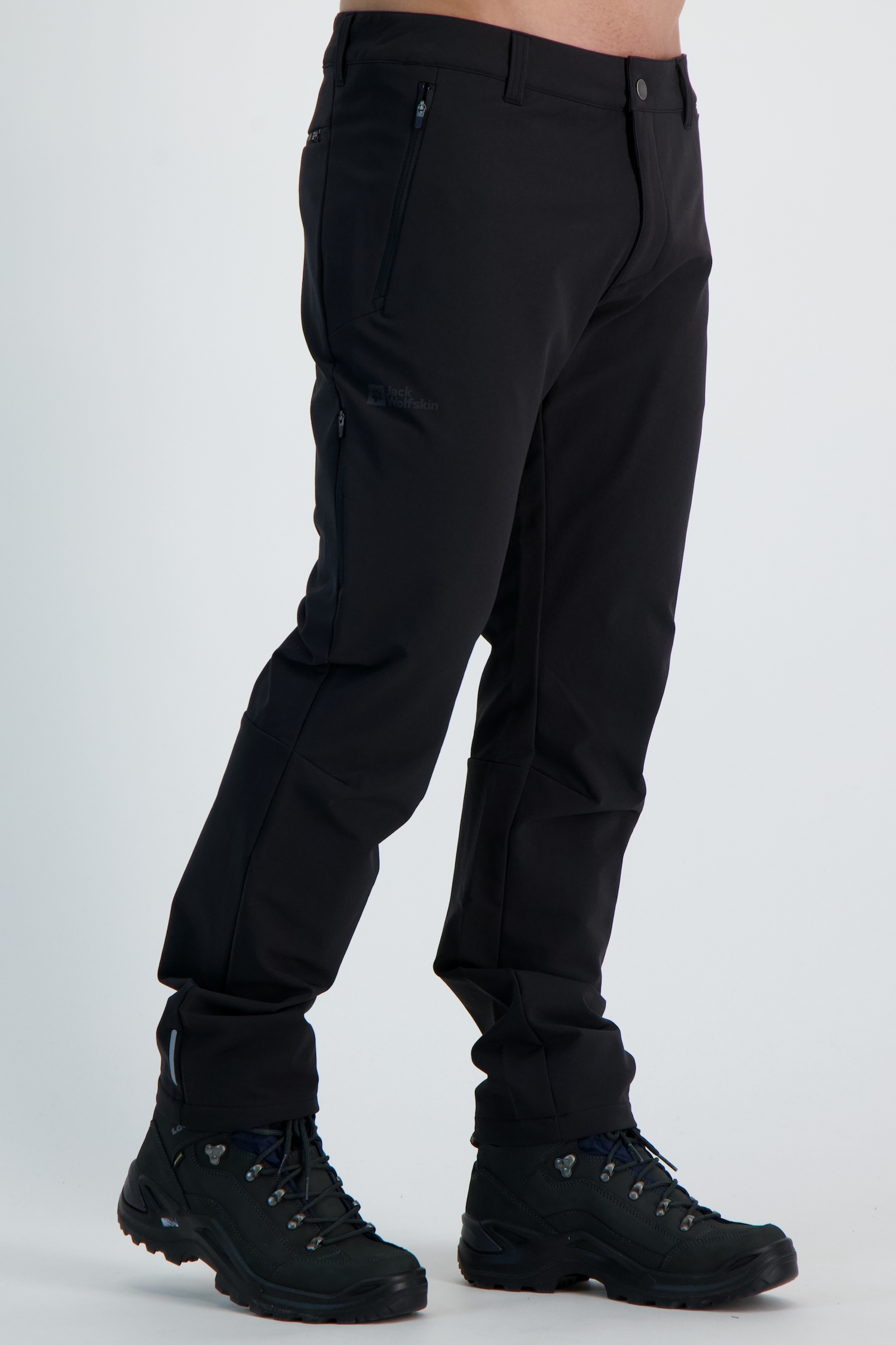 Image of Jack Wolfskin Activate Thermic Herren Softshellhose Schwarz, Herren, Größe: 46