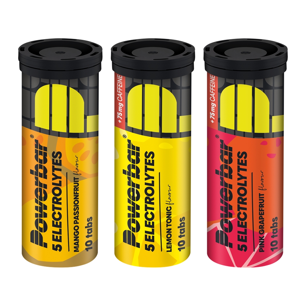 Image of Powerbar Electrolytes Multiflavour 3 x 42 g Brausetabletten Schwarz, Herren, Größe: 0
