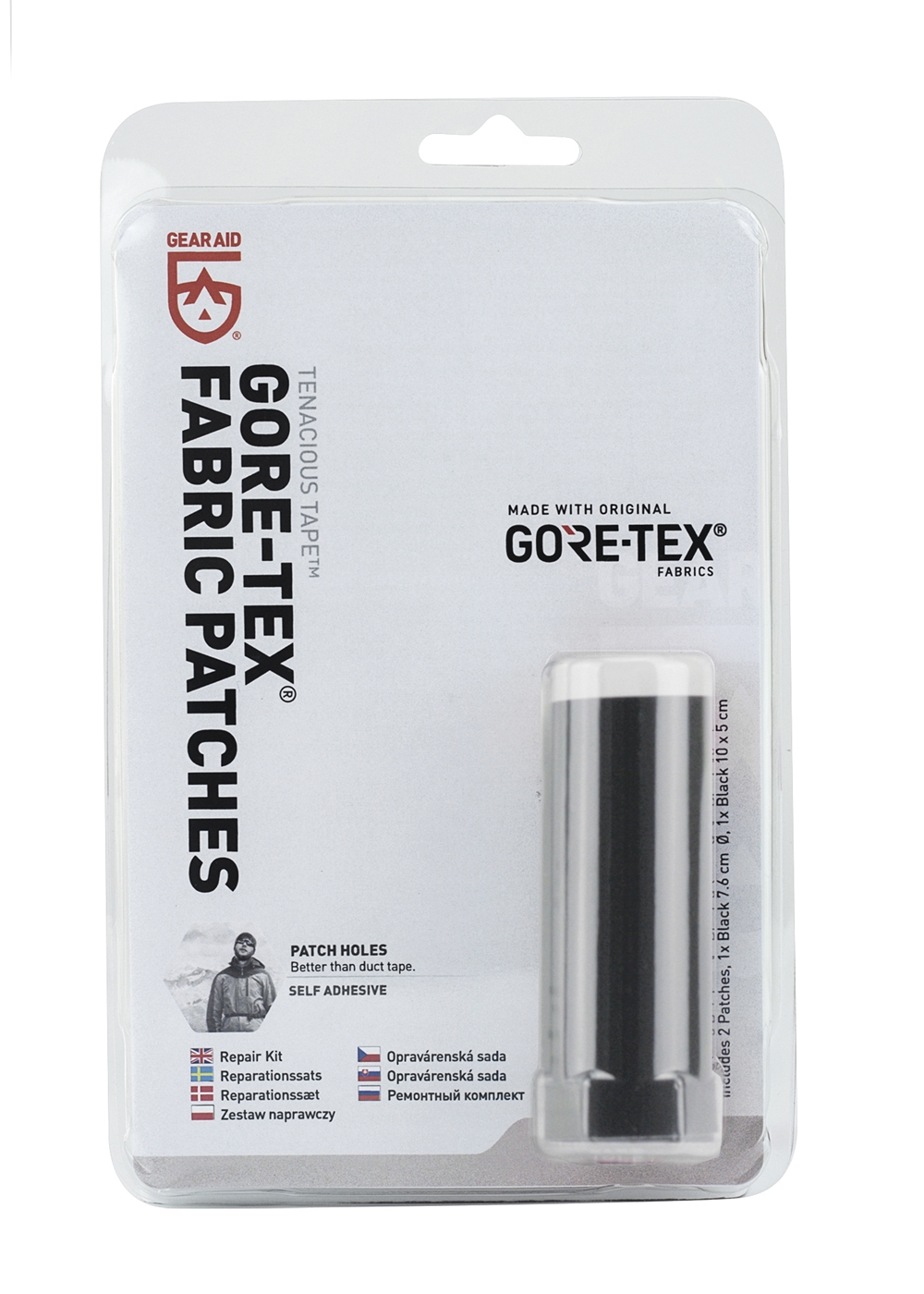 Image of Gear Aid Tenacious Tape® Gore-Tex® Fabric Patches Reparatur Set Schwarz, Herren, Größe: ONE SIZE