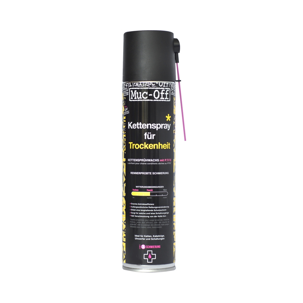 Image of Muc-Off Dry PTFE Chain Lube 400 ml Kettenöl Schwarz, Herren, Größe: ONE SIZE