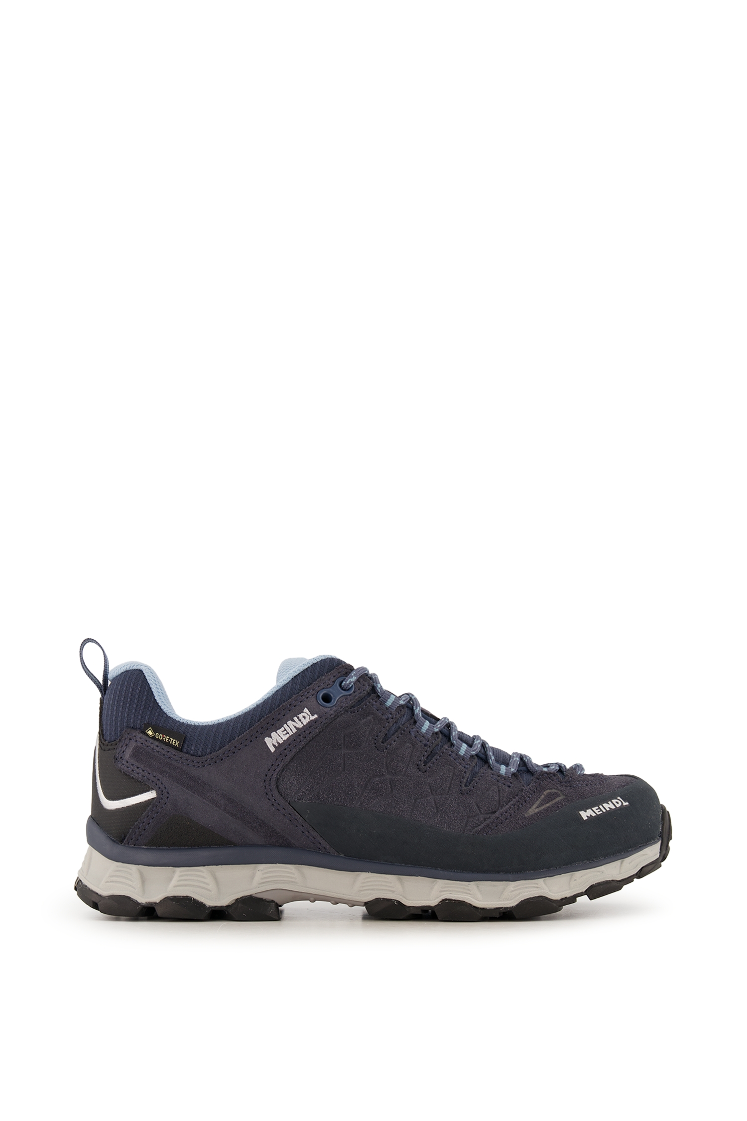 Meindl Lite Trail Gore-Tex® Damen Trekkingschuh Blau, Damen, Größe: 3 1/2