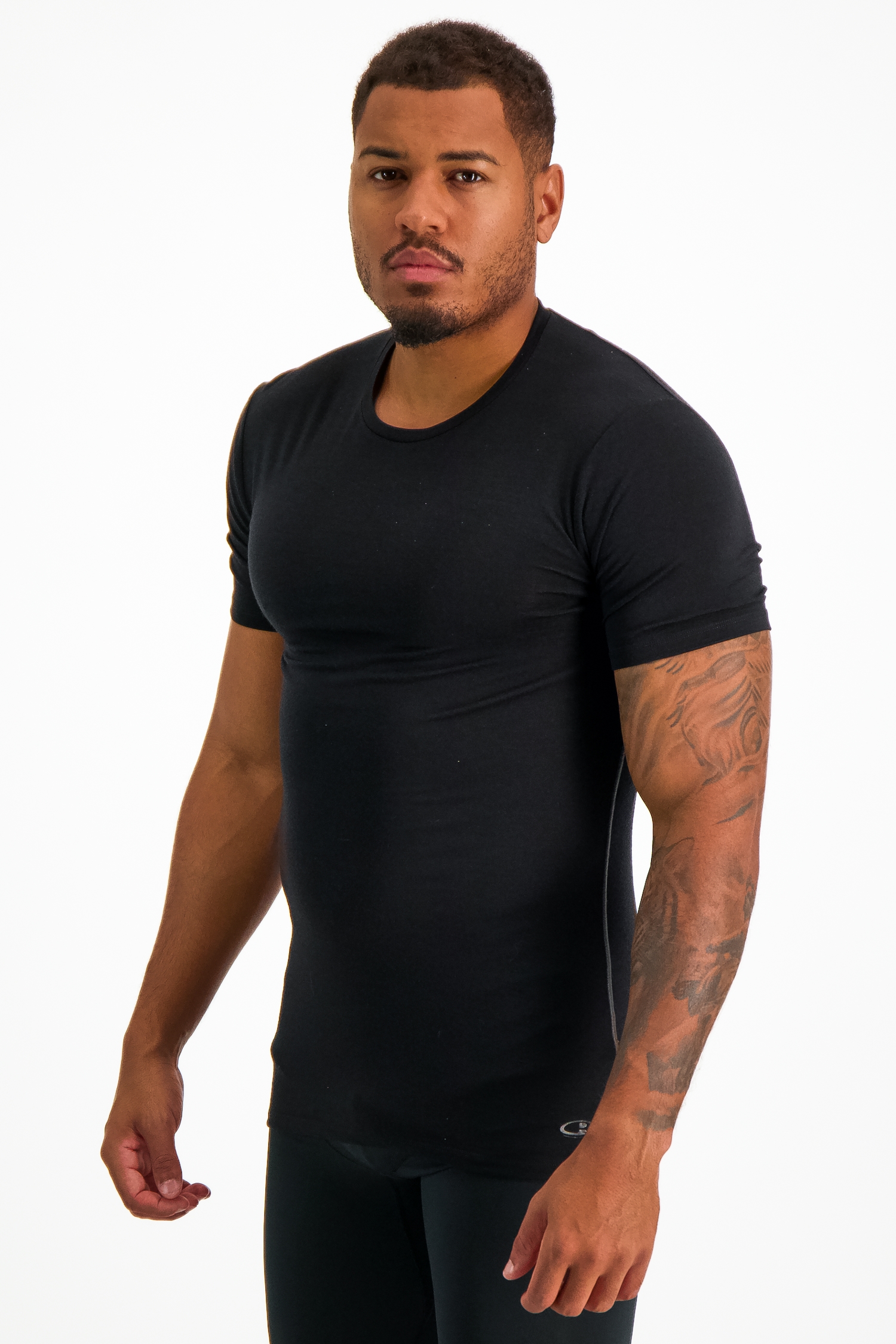 icebreaker Merino 150 Anatomica Herren Thermoshirt Schwarz, Herren, Größe: XXL