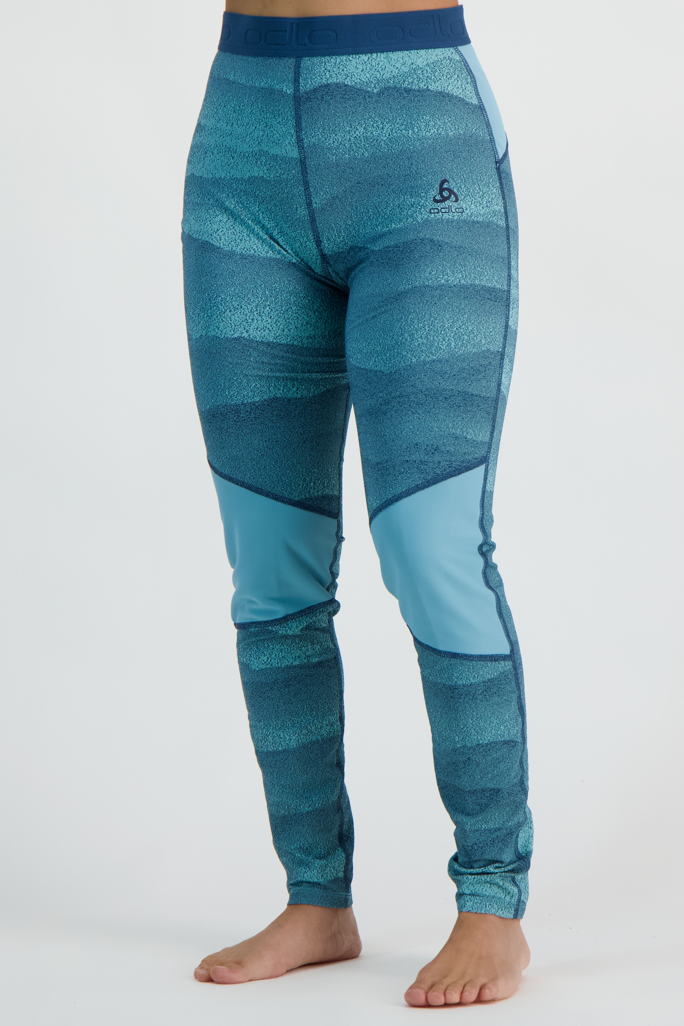 Odlo Active Whistler Warm ECO Damen Thermohose Türkis, Damen, Größe: XL