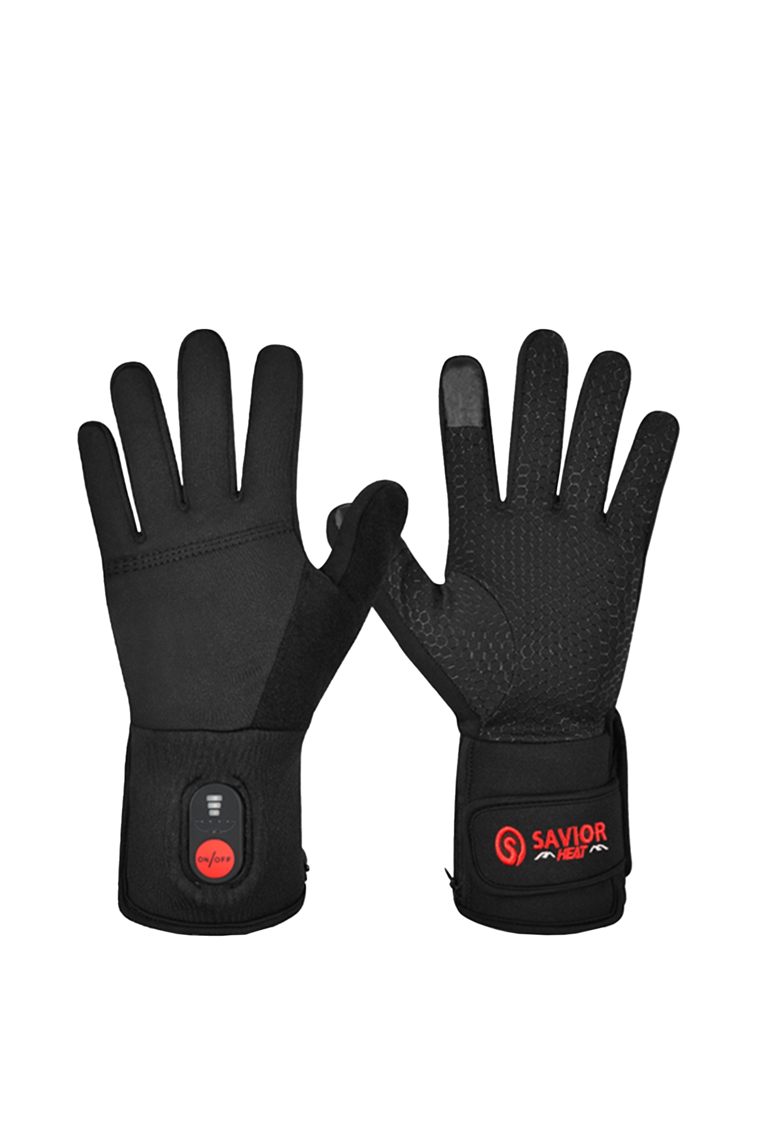 Savior Lightning Liner Heizhandschuh Schwarz, Herren, Größe: M