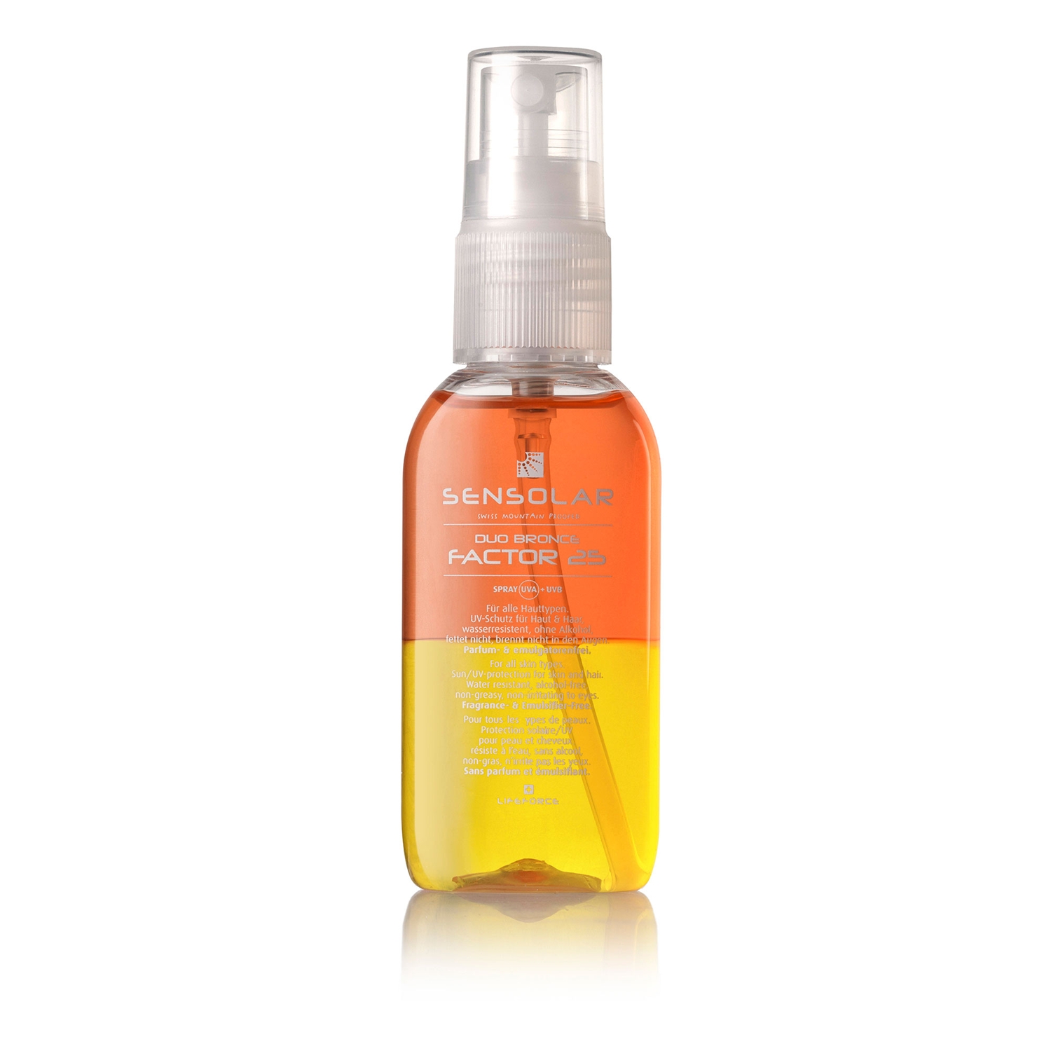 Sensolar LSF 25 50 ml Sonnencreme Gelb, Herren, Größe: 0