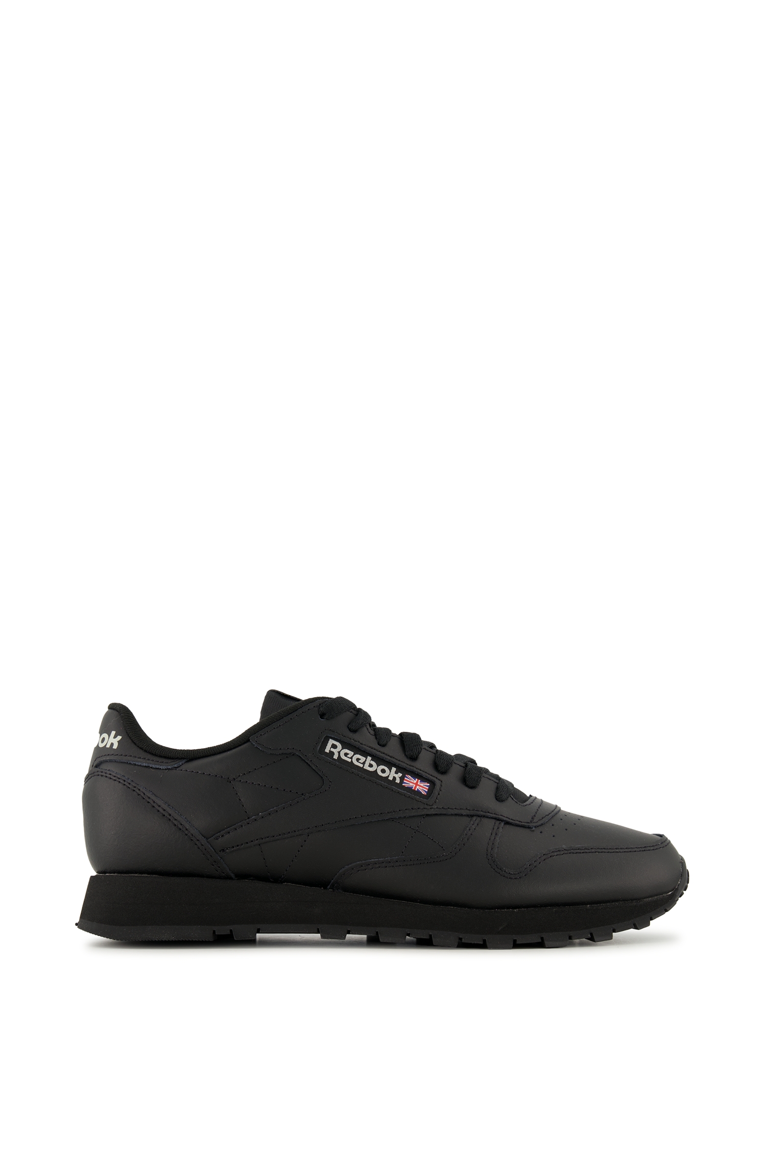 Reebok Classic Leather Herren Sneaker Schwarz, Herren, Größe: 43