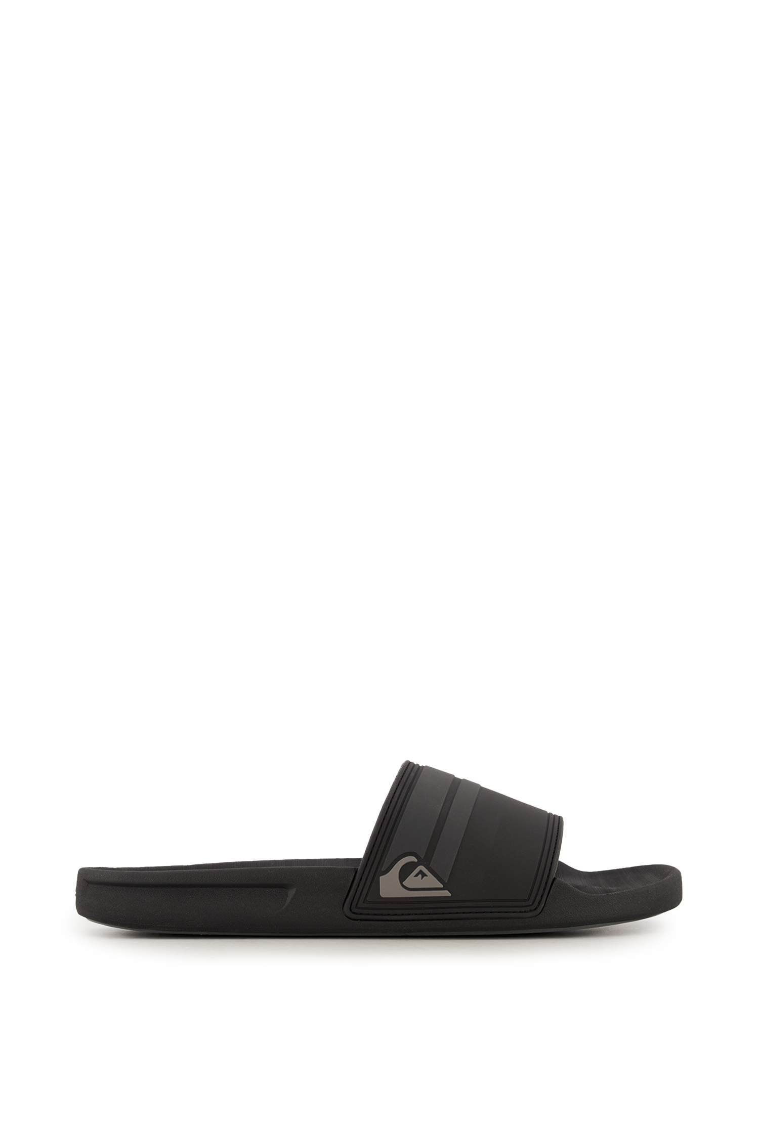Quiksilver Rivi Slide Herren Slipper Schwarz, Herren, Größe: 44