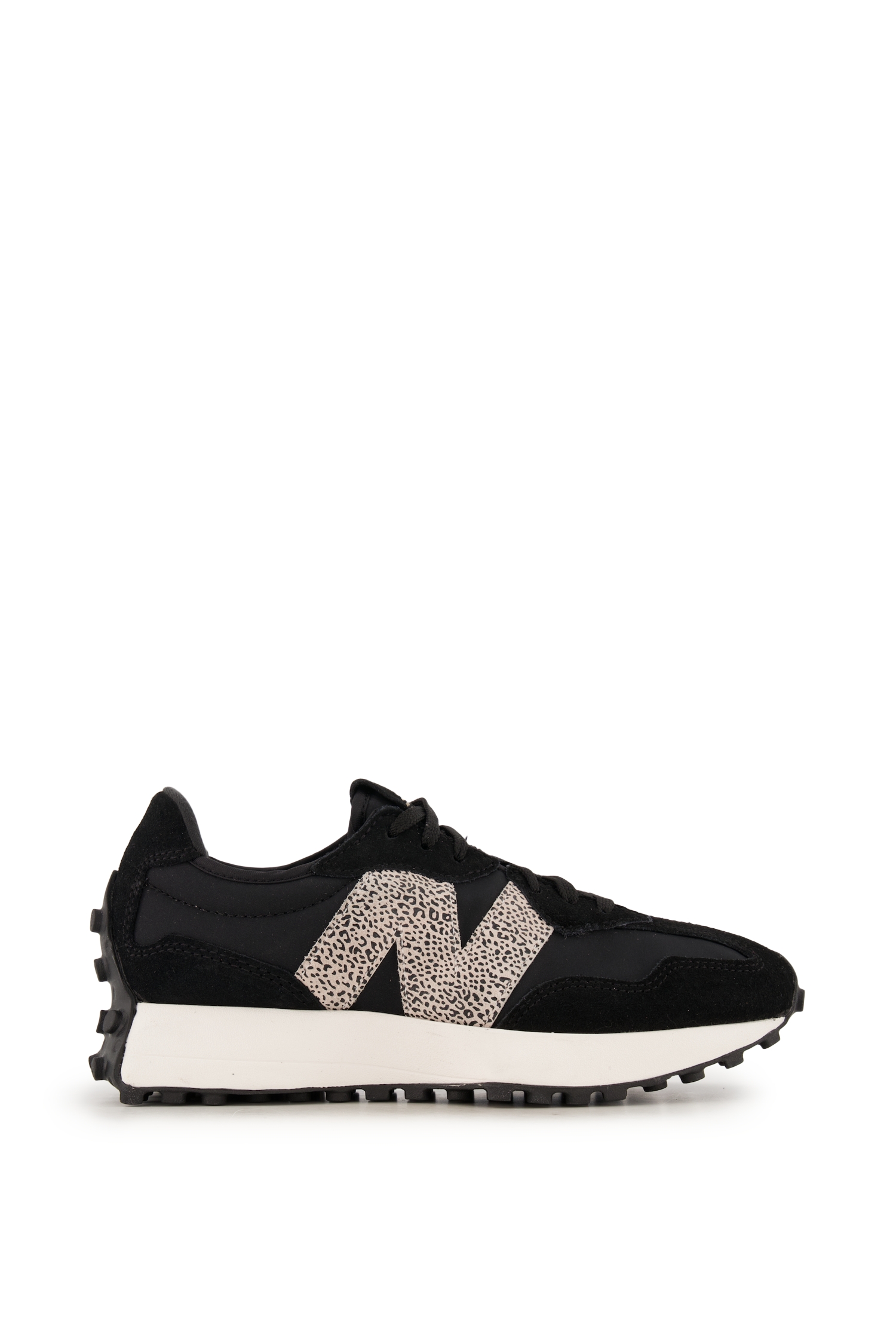 New Balance 327 Damen Sneaker Schwarz, Damen, Größe: 8 1/2