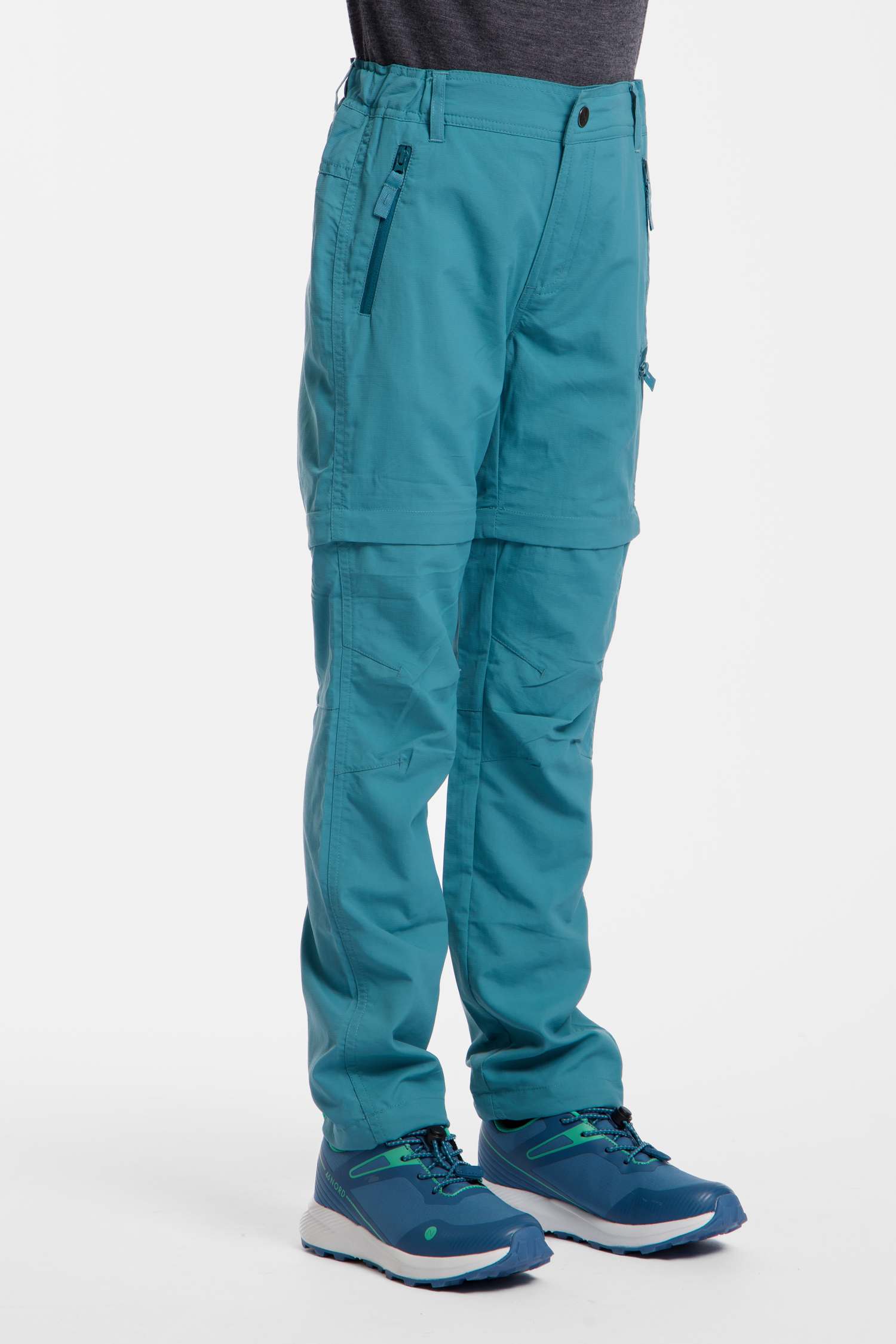 Image of 46 NORD Zip-Off Mädchen Wanderhose Blau, , Größe: 164