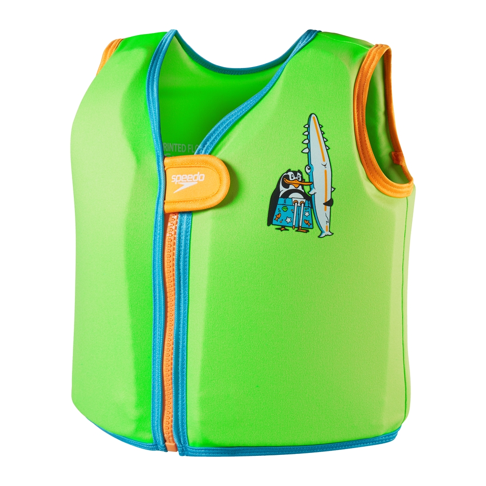 speedo Pinguin Kinder Schwimmweste Grün, , Größe: M