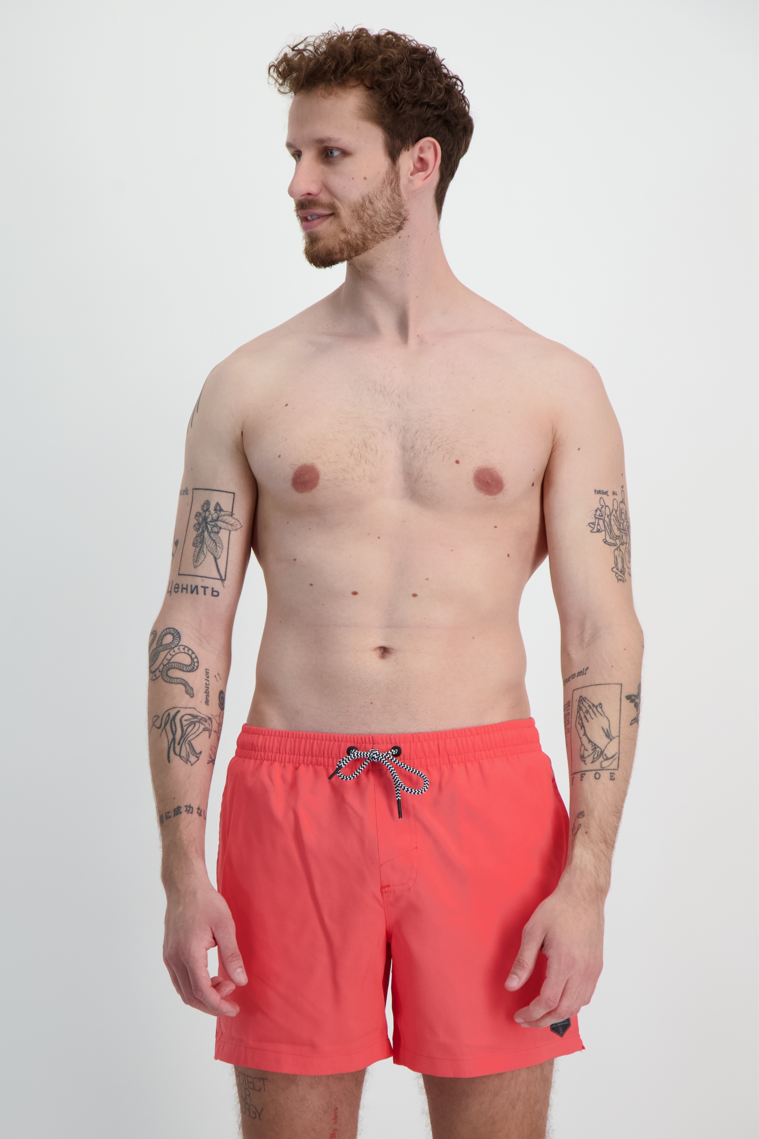PROTEST DAVEY Herren Badeshort Rot, Herren, Größe: XL