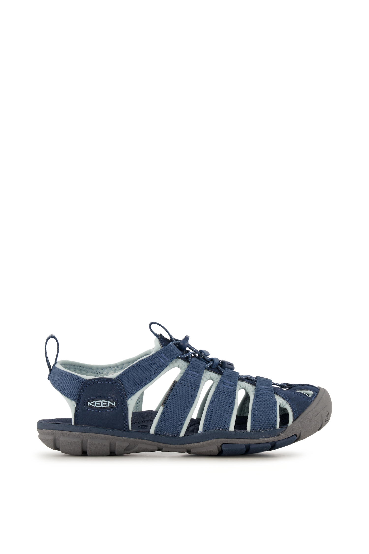 Keen Clearwater CNX Damen Trekkingsandale Blau, Damen, Größe: 38