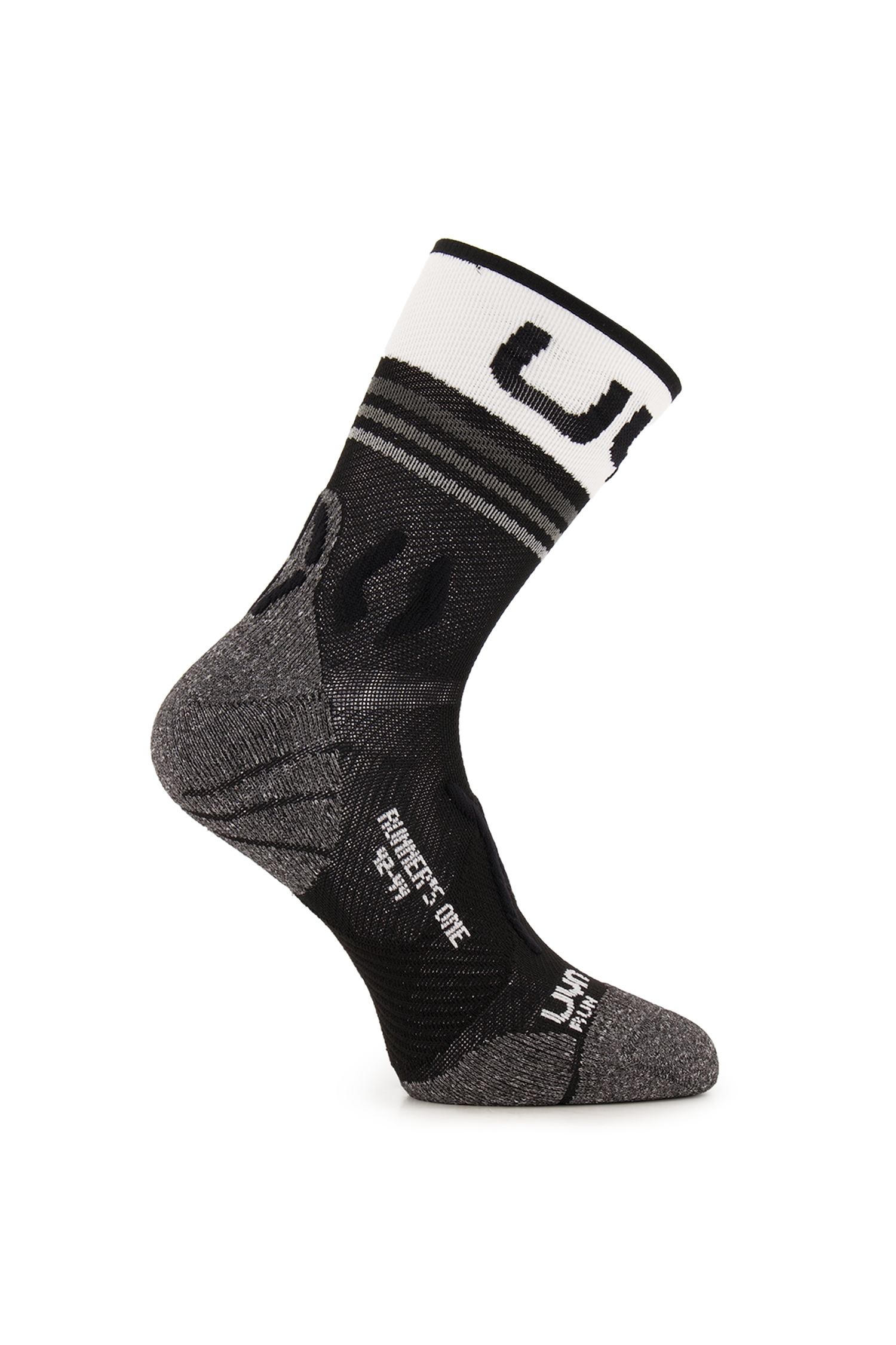 Image of UYN One Short 35-47 Runningsocken Schwarz, Herren, Größe: I