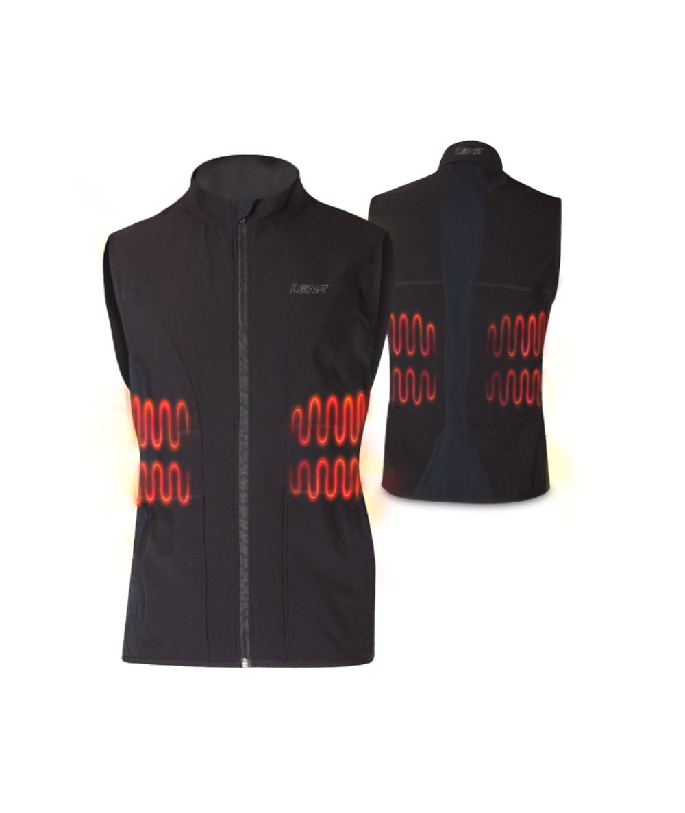 Lenz Heat 1.0 Damen Gilet Schwarz, Damen, Größe: L