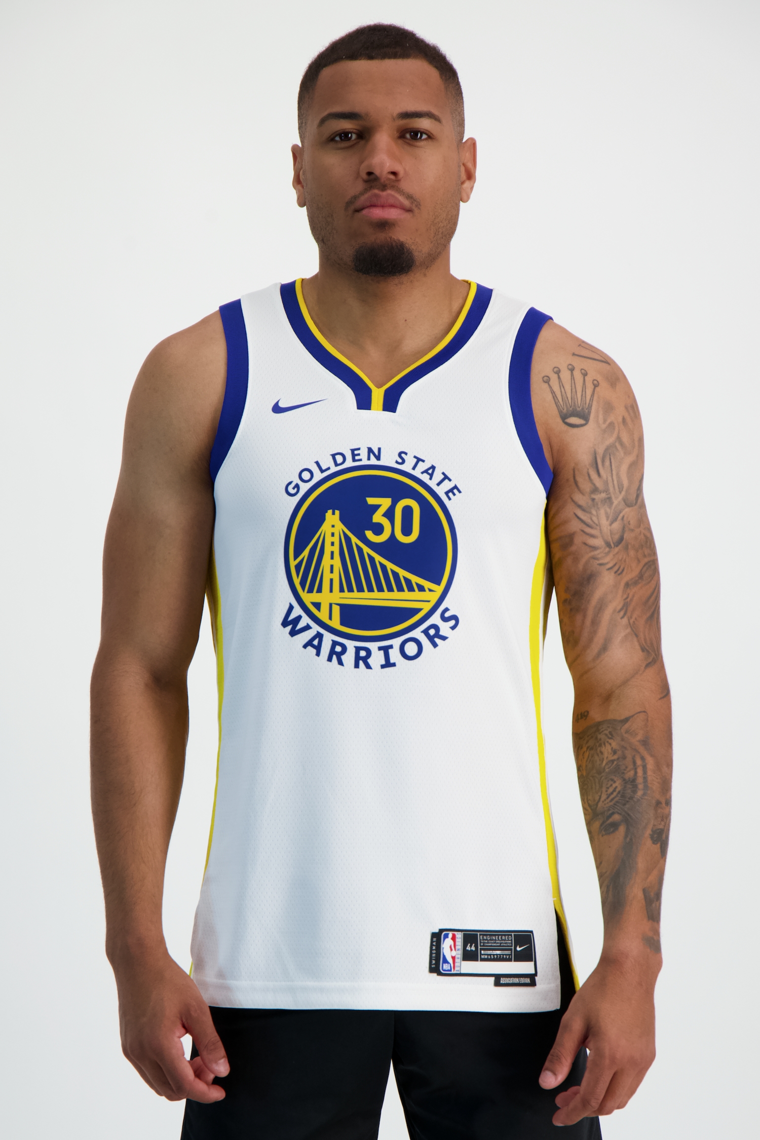 Nike Golden State Warriors Stephen Curry Herren Basketballtrikot Weiss, Herren, Größe: XL