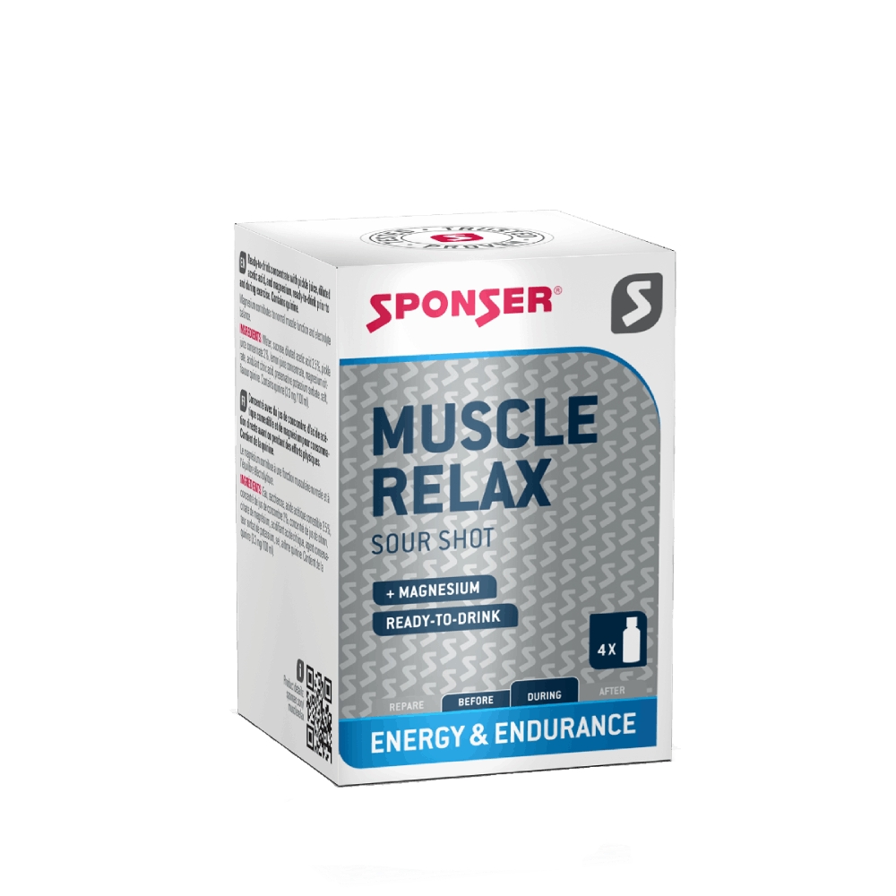 Image of Sponser Muscle Relax Gurke 4 x 30 ml Trinkampullen Weiss, Herren, Größe: 0