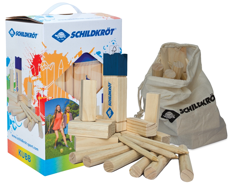 Schildkröt Kubb Freizeitspiel Braun, , Größe: ONE SIZE