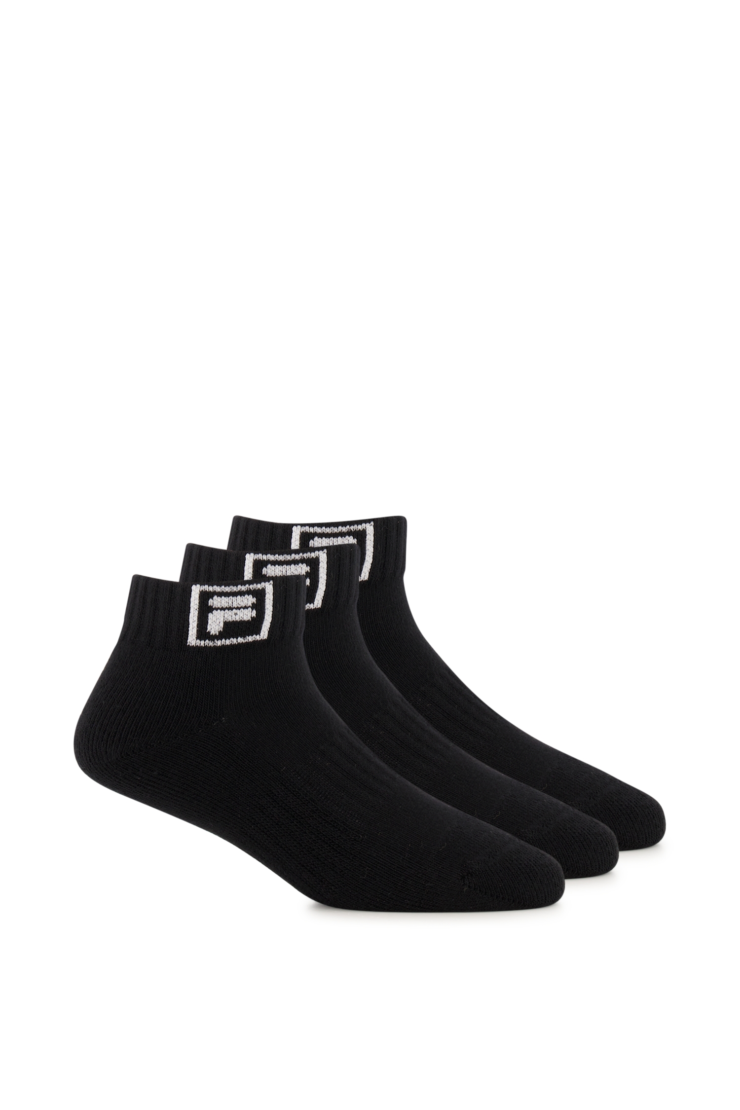 Image of FILA 3-Pack Ankle 35-46 Socken Schwarz, Herren, Größe: I