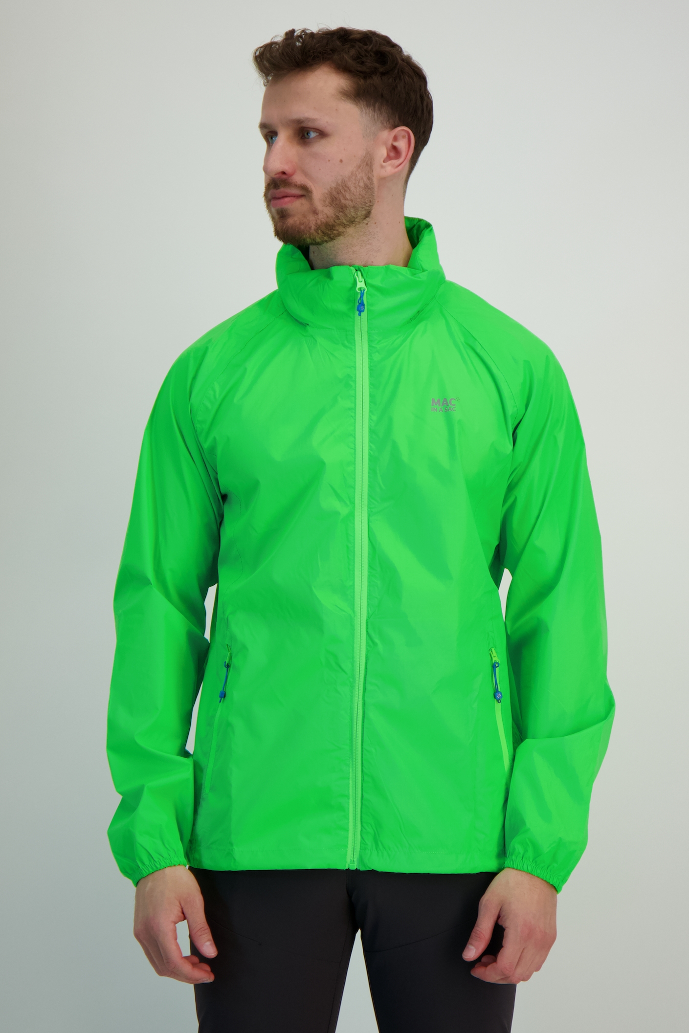 Image of MAC IN A SAC Neon Regenjacke Grün, Herren, Größe: L