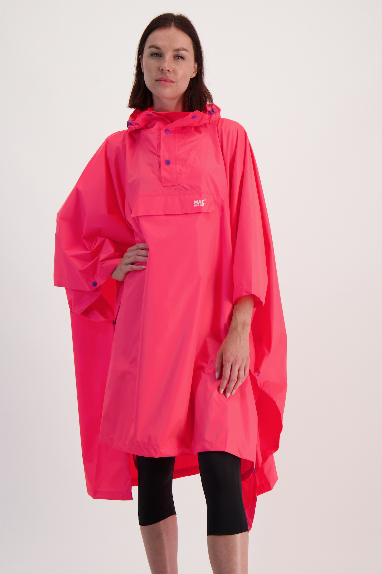 Image of MAC IN A SAC Regenponcho Pink, Herren, Größe: ONE SIZE