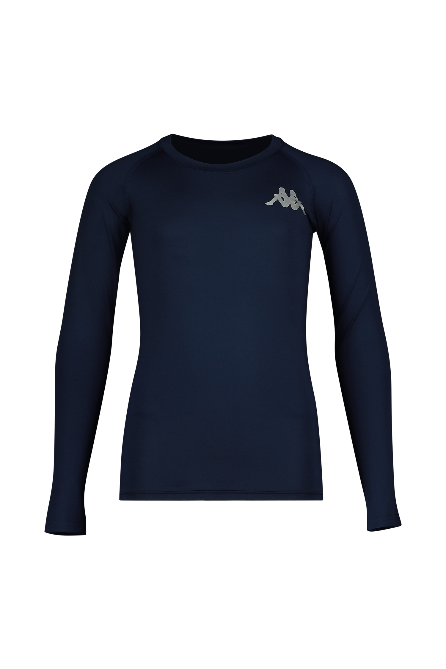 Image of Kappa 4SKIN Kombat Vurbat Kinder Thermo Longsleeve Blau, , Größe: 128