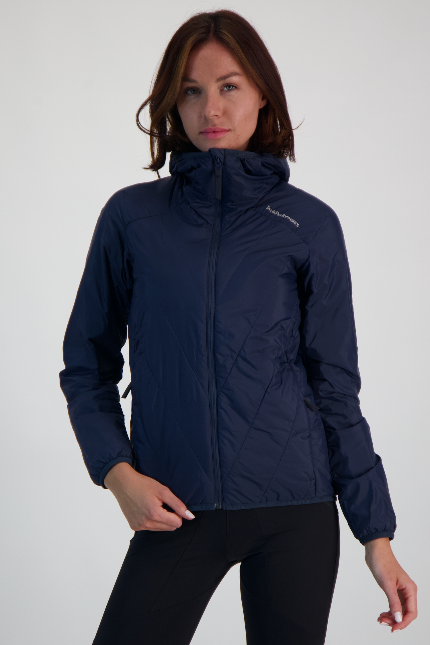 Image of PEAK PERFORMANCE Insulated Liner Hood Damen Steppjacke Blau, Damen, Größe: XL