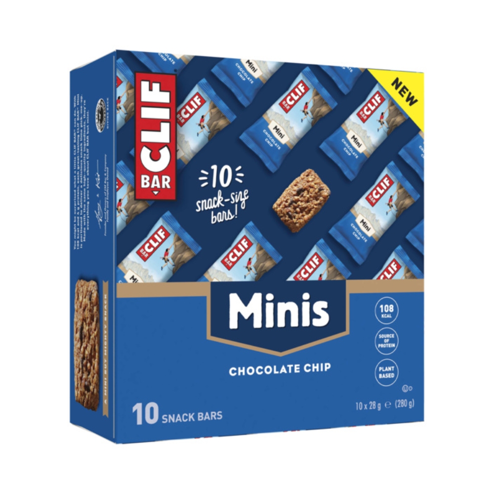 Image of Clif Bar Mini Chocolate Chip 10 x 28 g Sportriegel Braun, Herren, Größe: 0