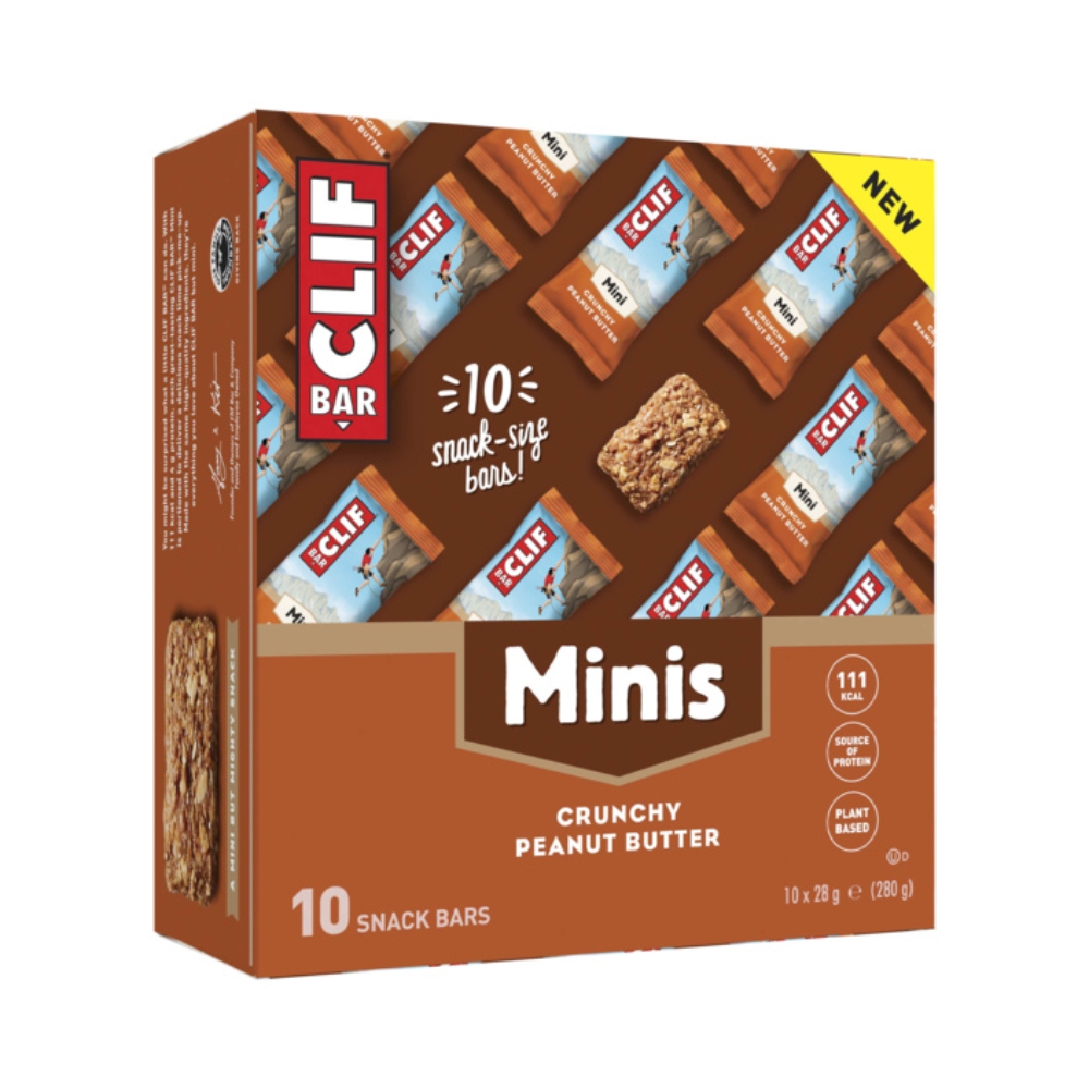 Image of Clif Bar Mini Crunchy Peanut Butter 10 x 28 g Sportriegel Braun, Herren, Größe: 0