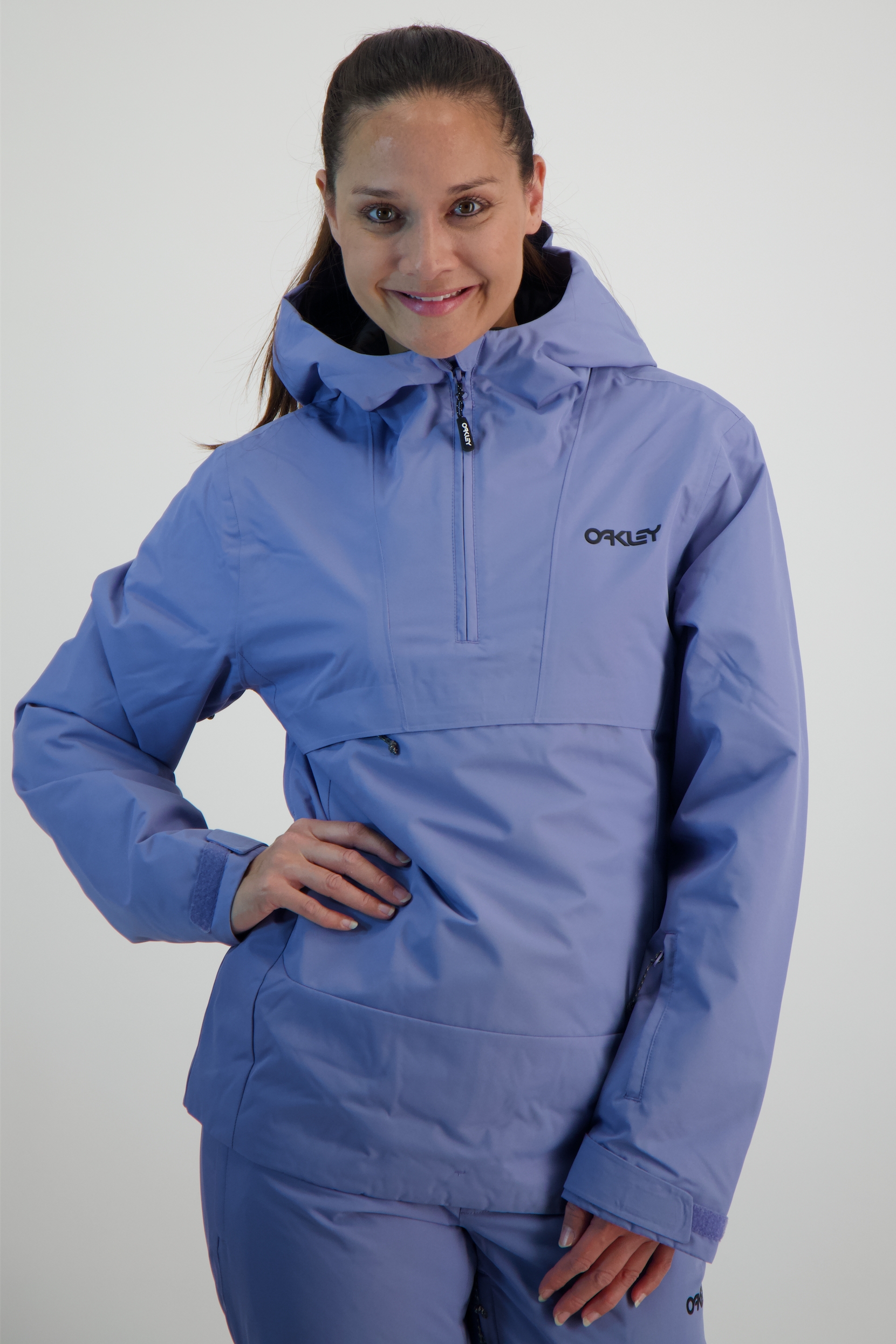 Image of Oakley Holly Anorak Damen Ski-/Snowboardjacke Lila, Damen, Größe: XL