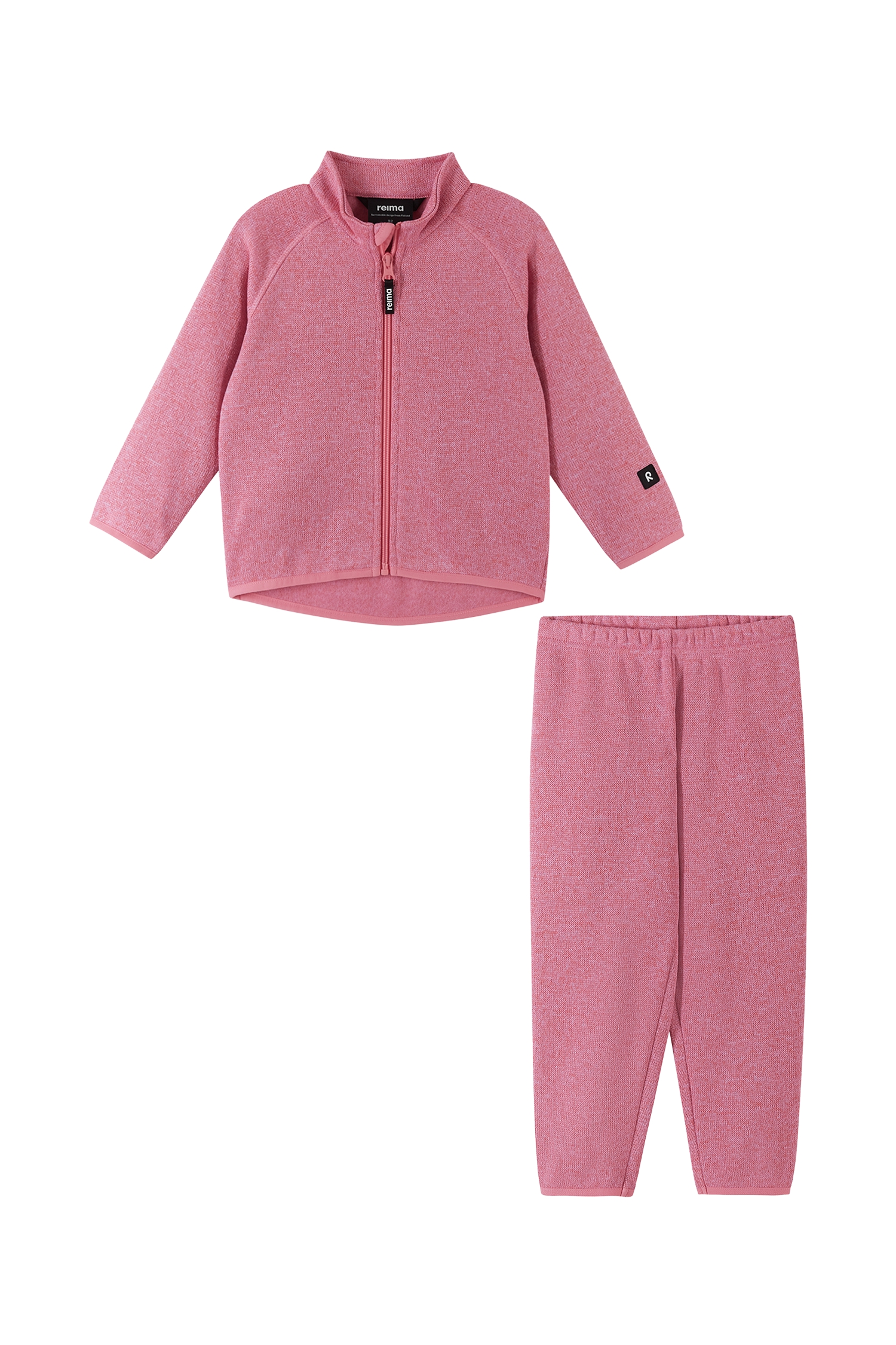 Image of reima Tahto Kleinkind Fleecejacke + Hose Pink, , Größe: 98