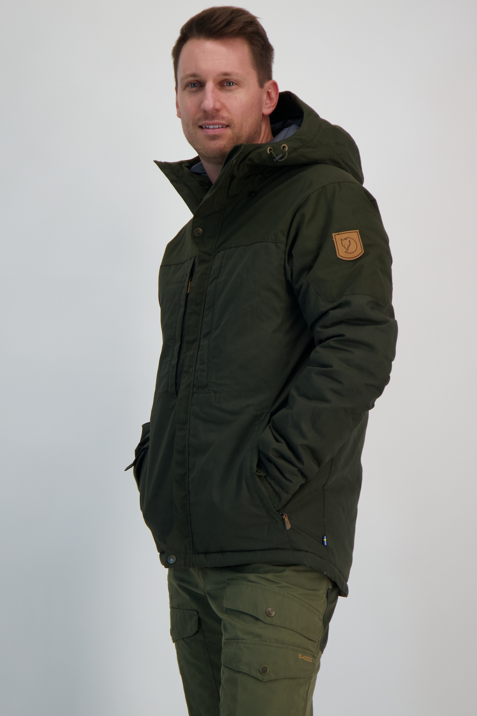 Fjällräven Skogsö Padded Herren Outdoorjacke Grün, Herren, Größe: M