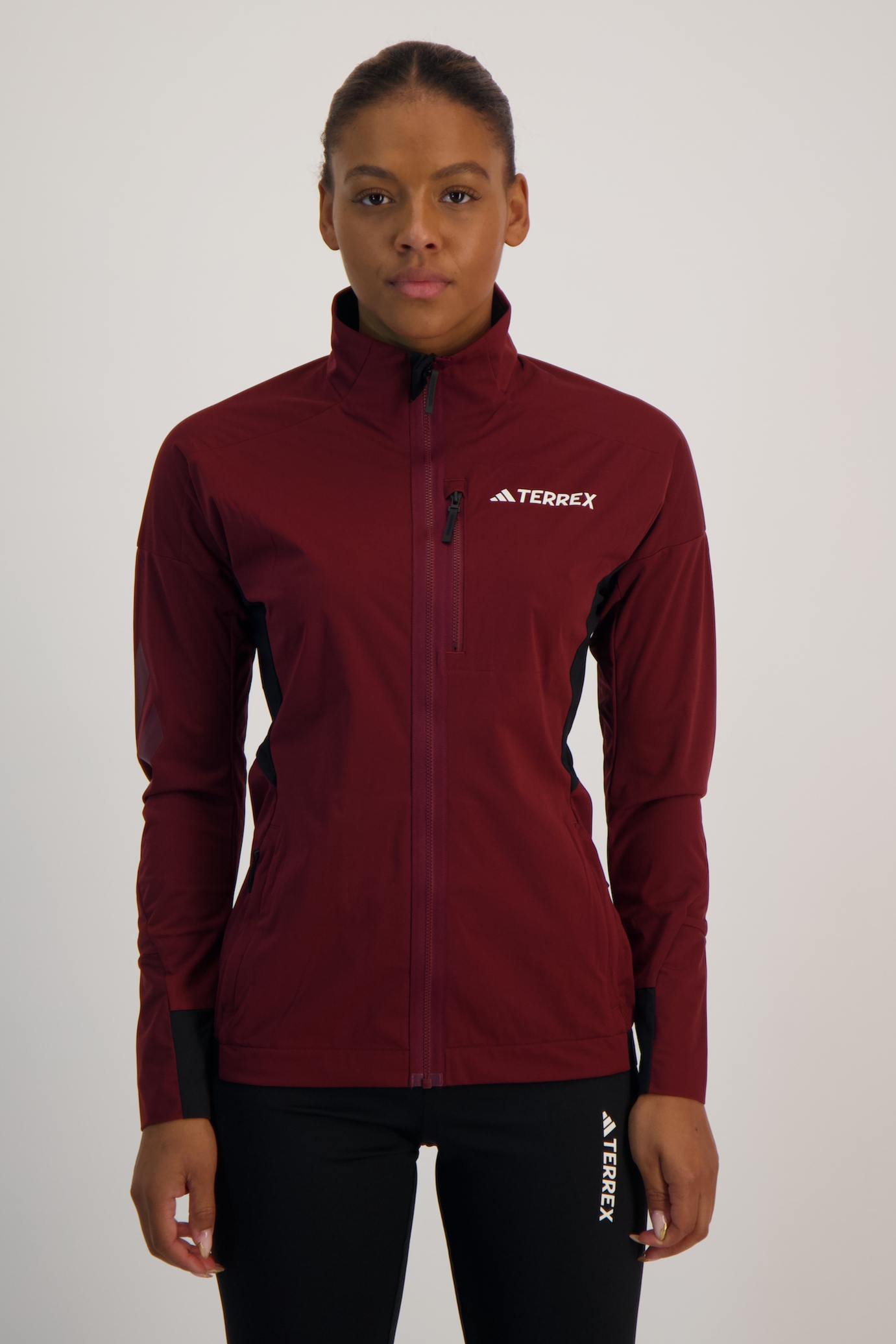 adidas Terrex Xperior Softshell Damen Langlaufjacke Rot, Damen, Größe: L