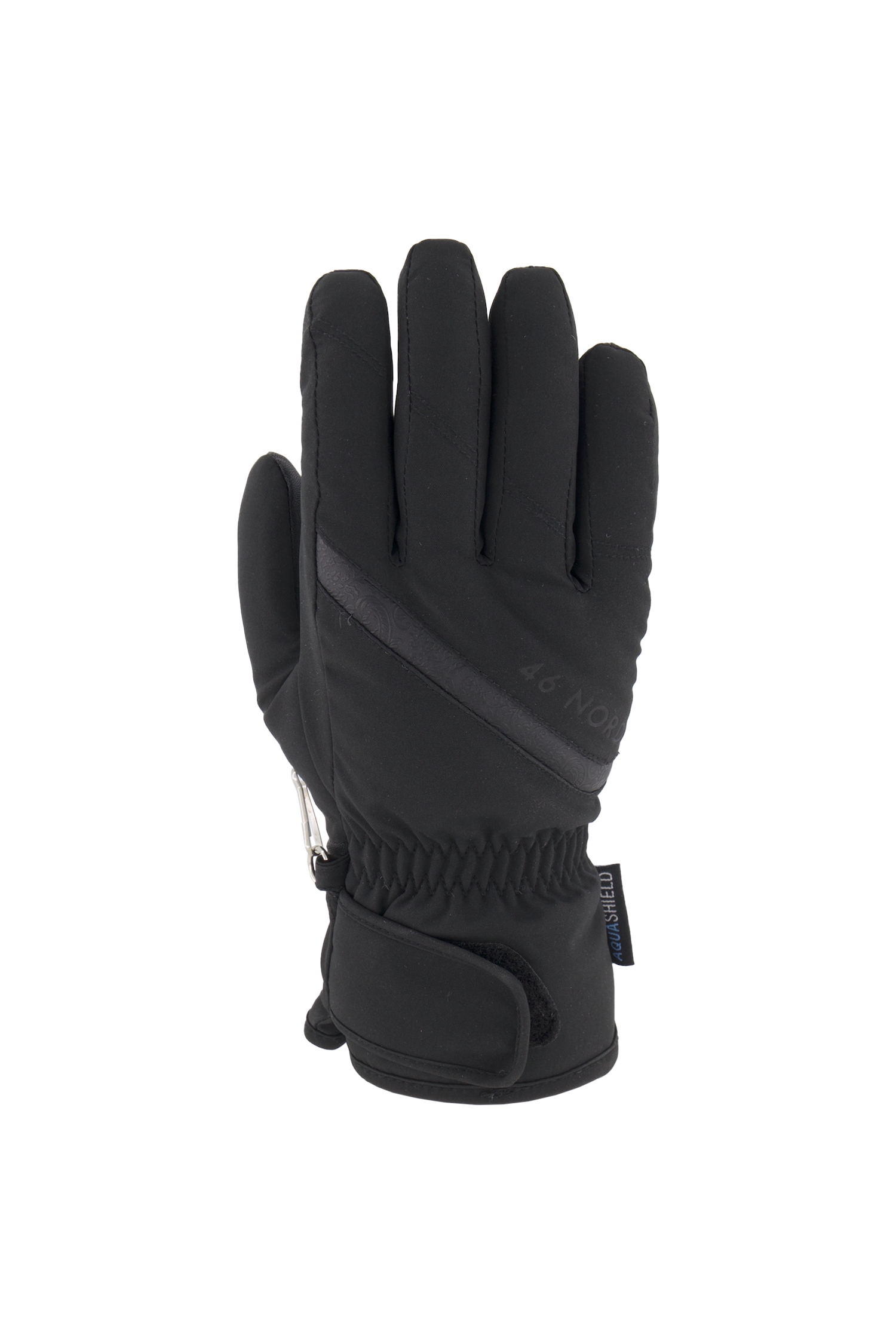 46 NORD Damen Skihandschuh Schwarz, Damen, Größe: 7,5