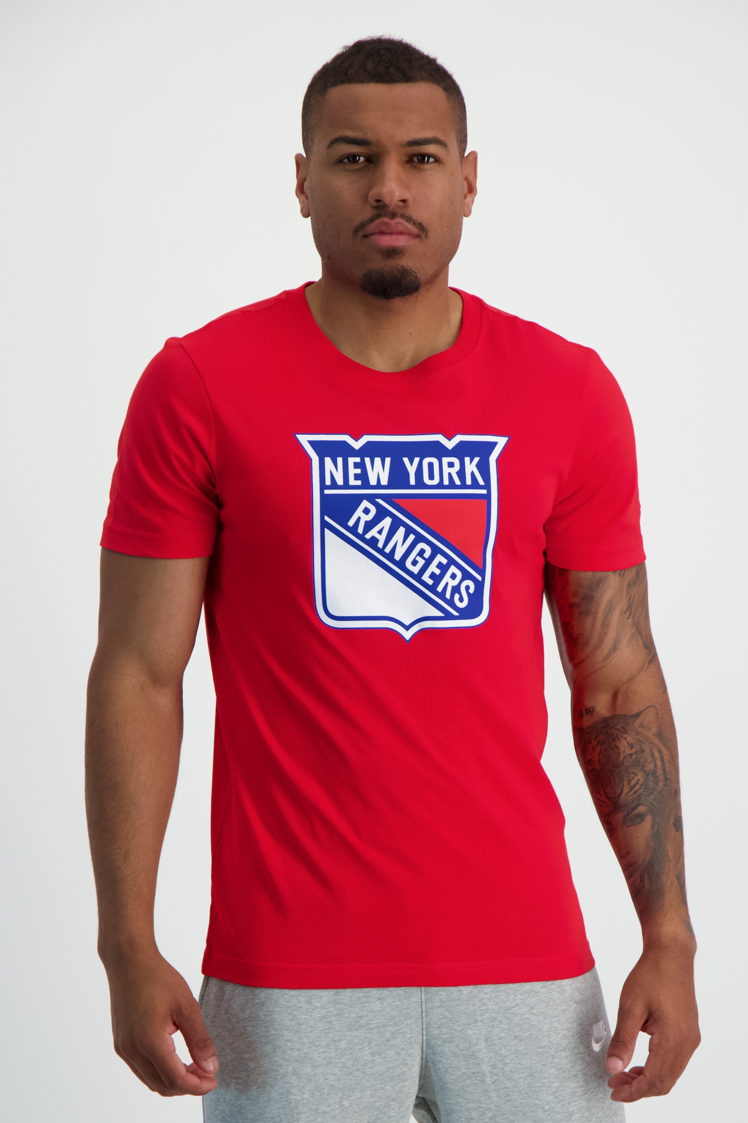 Image of Fanatics New York Rangers Primary Logo Graphic Herren T-Shirt Rot, Herren, Größe: L