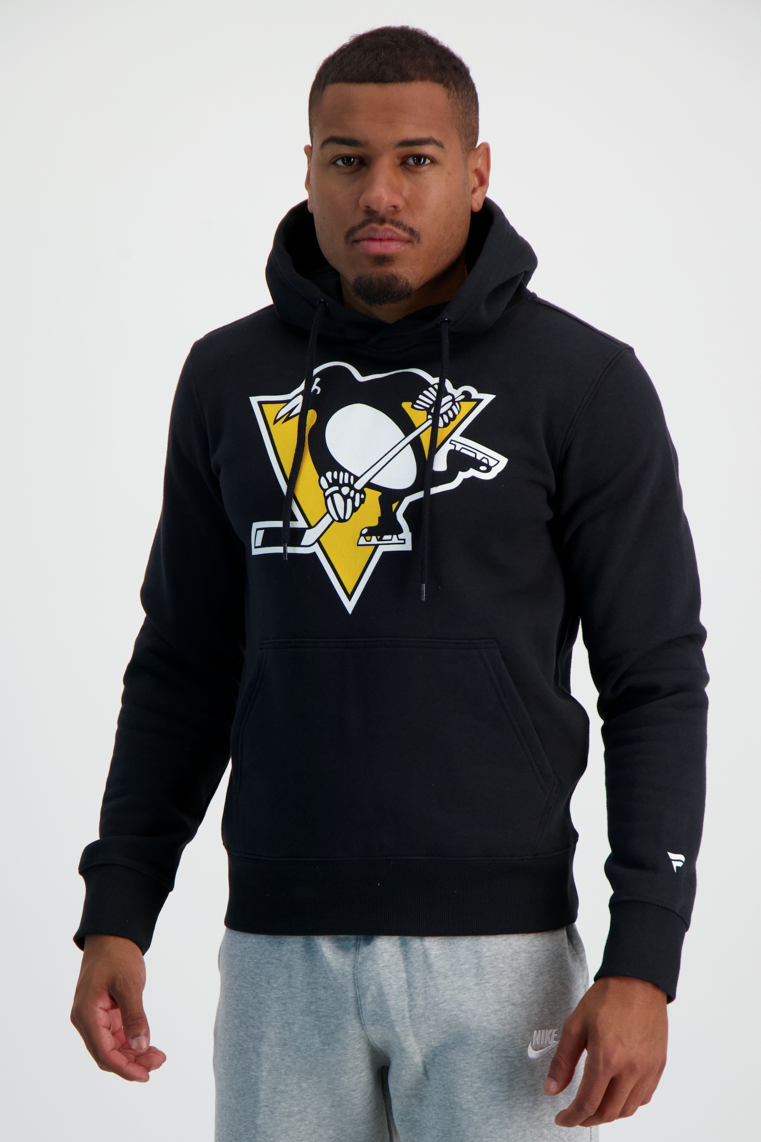 Fanatics Pittsburgh Penguins Primary Logo Graphic Herren Hoodie Schwarz, Herren, Größe: XXL