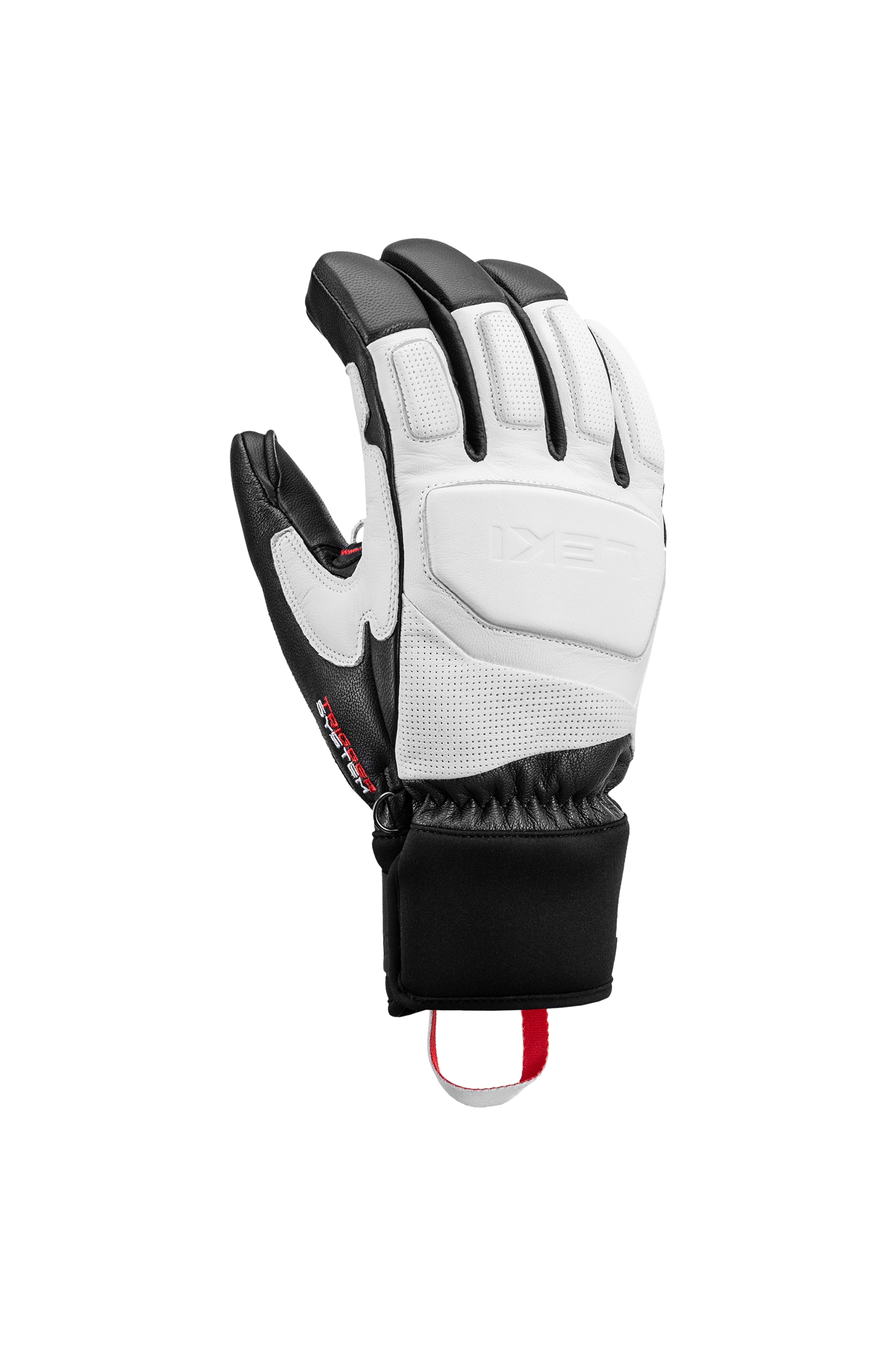 LEKI Griffin Prime 3D Herren Skihandschuh Weiss, Herren, Größe: 10