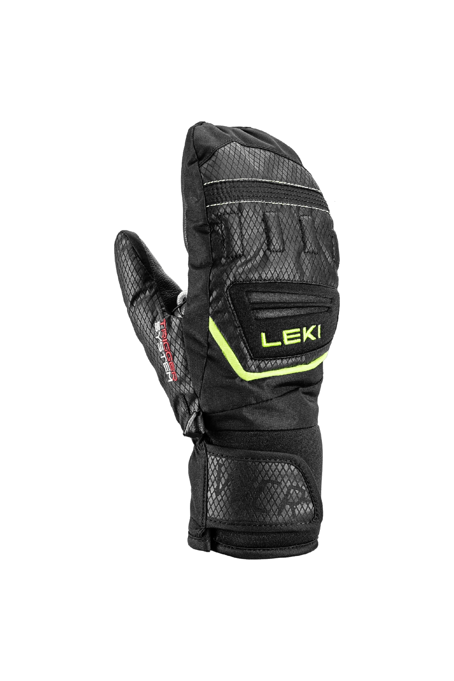 Image of LEKI WCR Team 3D Kinder Fausthandschuh Schwarz, , Größe: 5