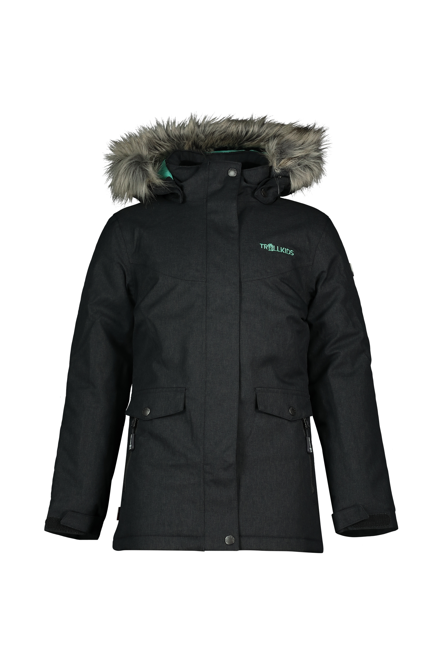 Image of Trollkids Oslo XT Mädchen Parka Grau, , Größe: 116