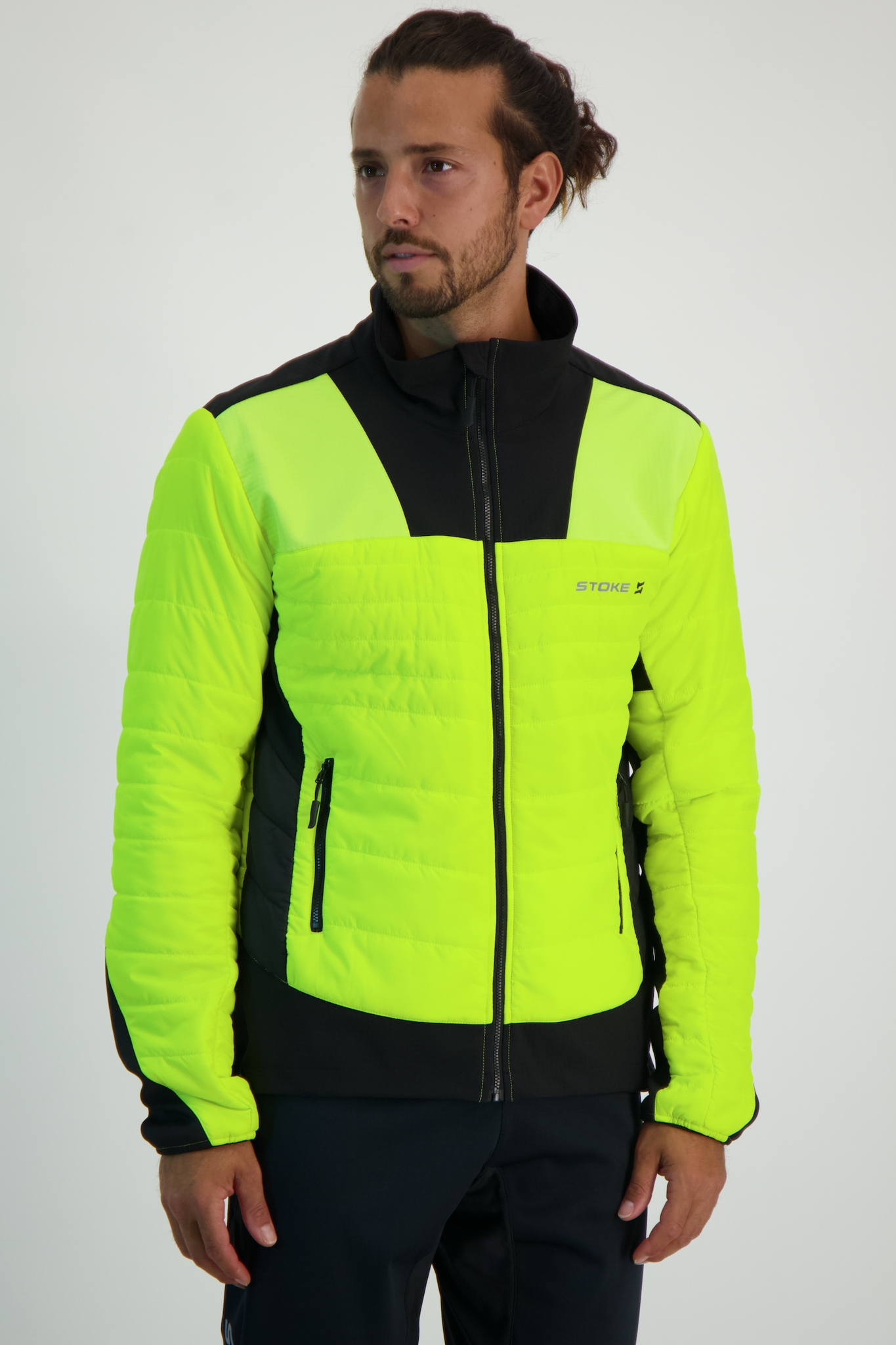 Stoke Yaco Hybrid Herren Bikejacke Multicolor, Herren, Größe: S