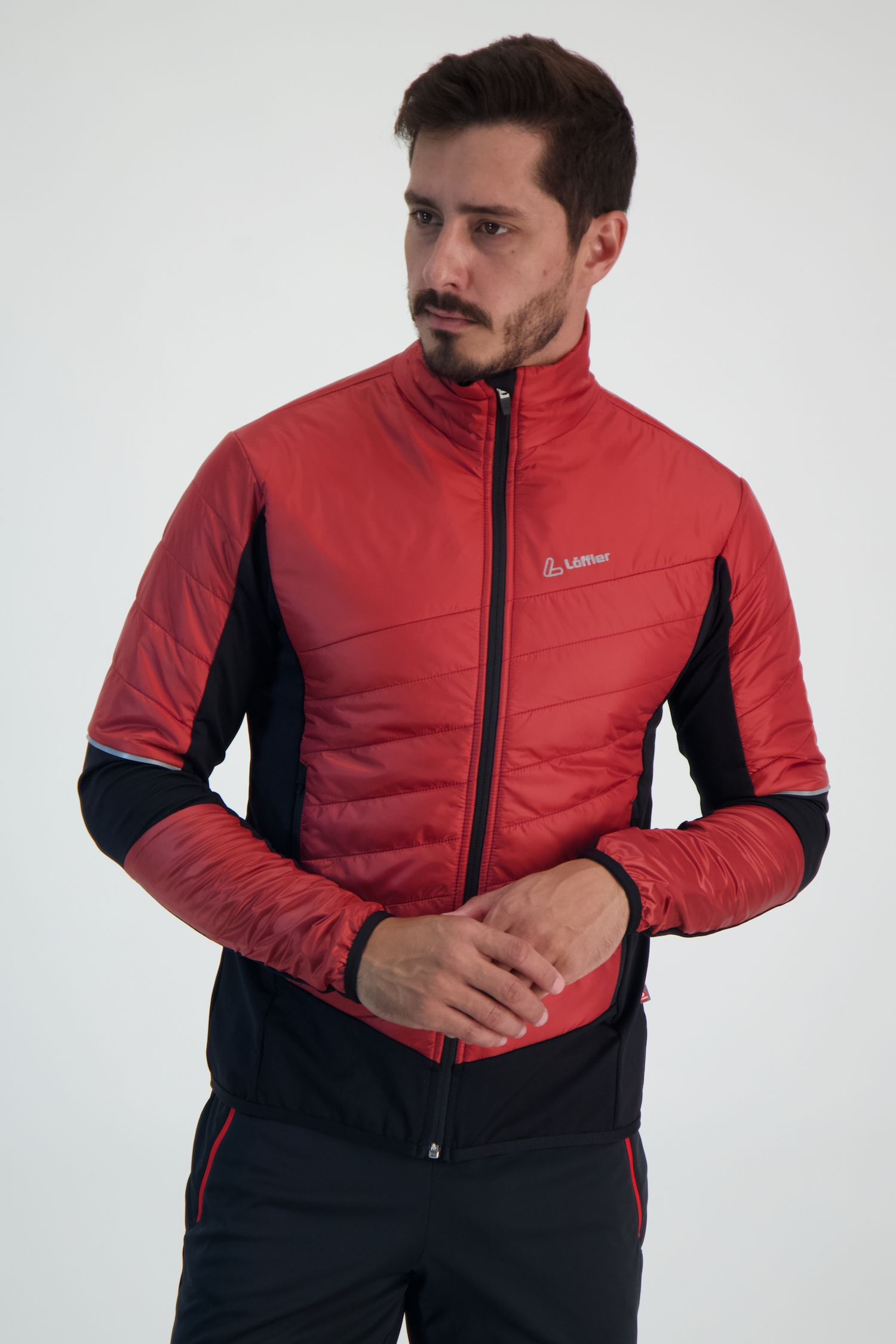 Löffler Hybrid PL60 Herren Langlaufjacke Rot, Herren, Größe: 54